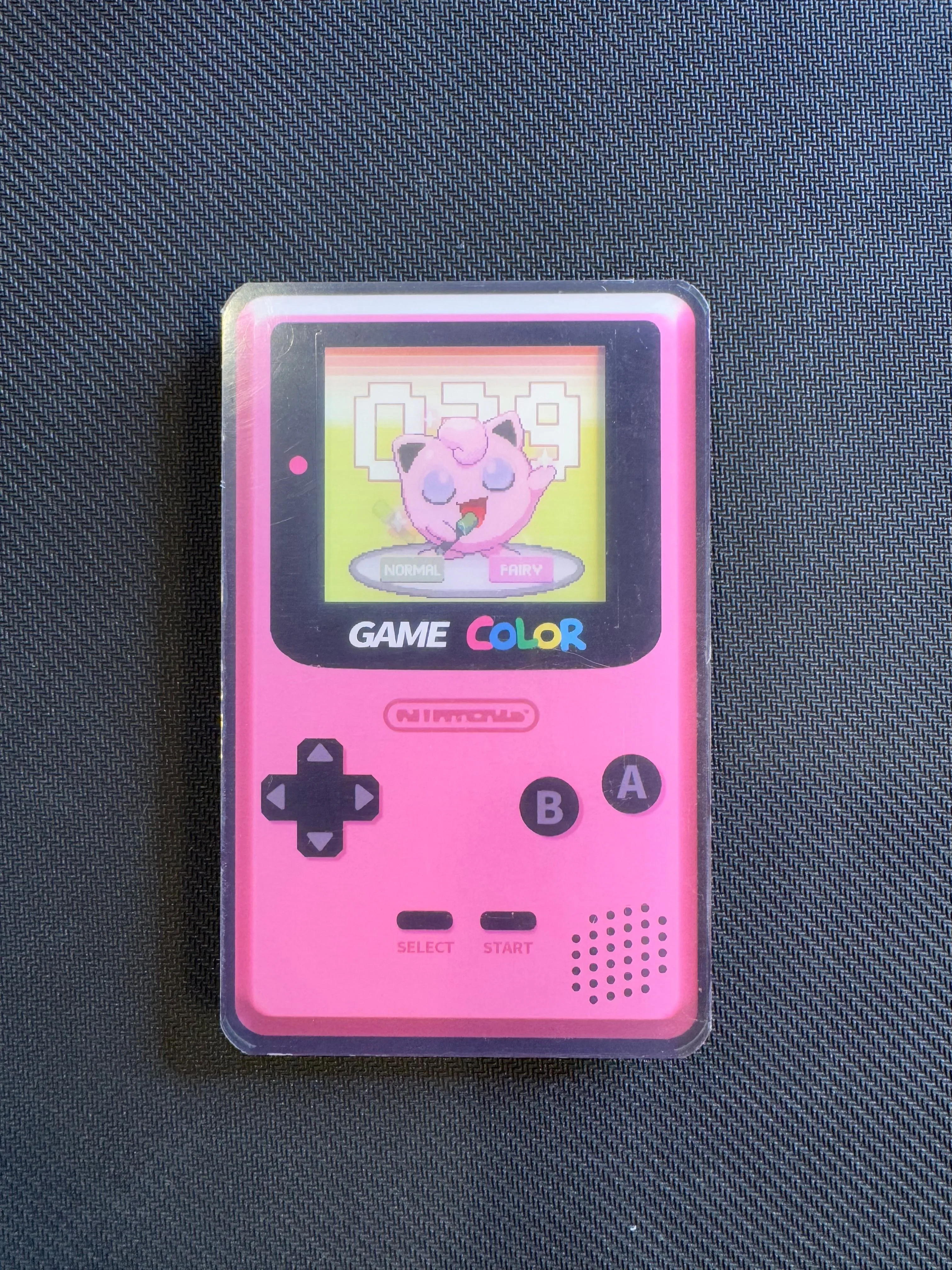 Product image for Lenticular Acrylic Case Pink w/ Jigglypuff