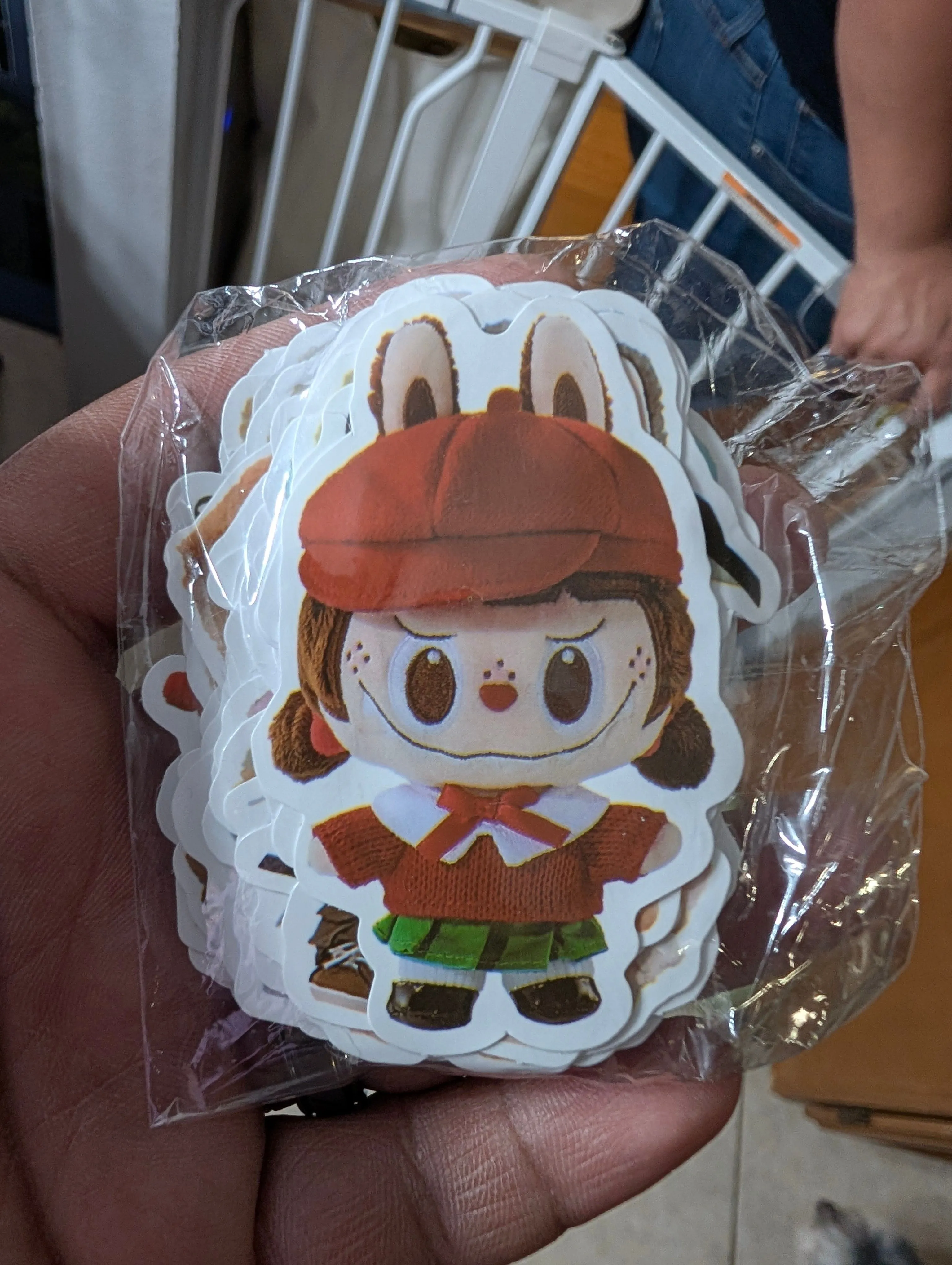 Product image for 5 Labubu stickers random