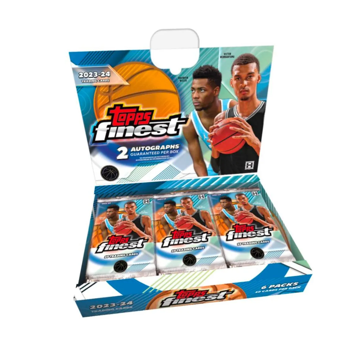 Product image for Topps Finest Basketball 2023-2024 Hobby Pack