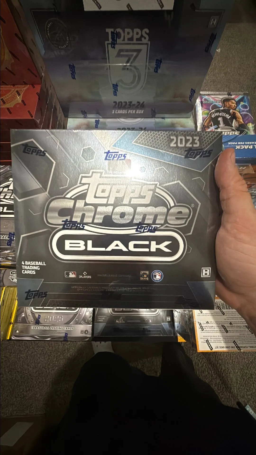 Product image for 2023 Topps Black Baseball MLB Hobby Box