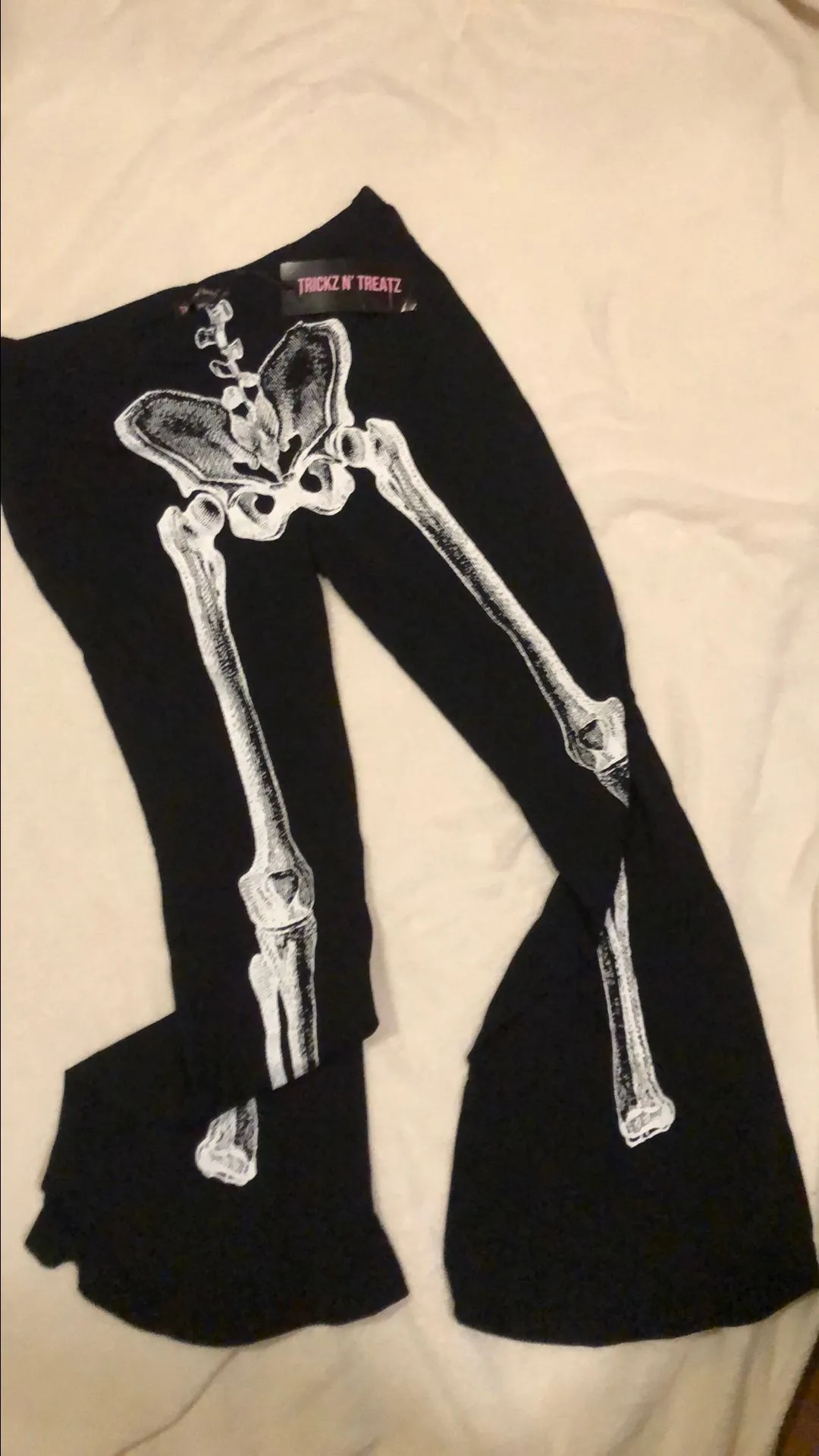 Product image for Trickz N' Treatz bone rattler flared pants