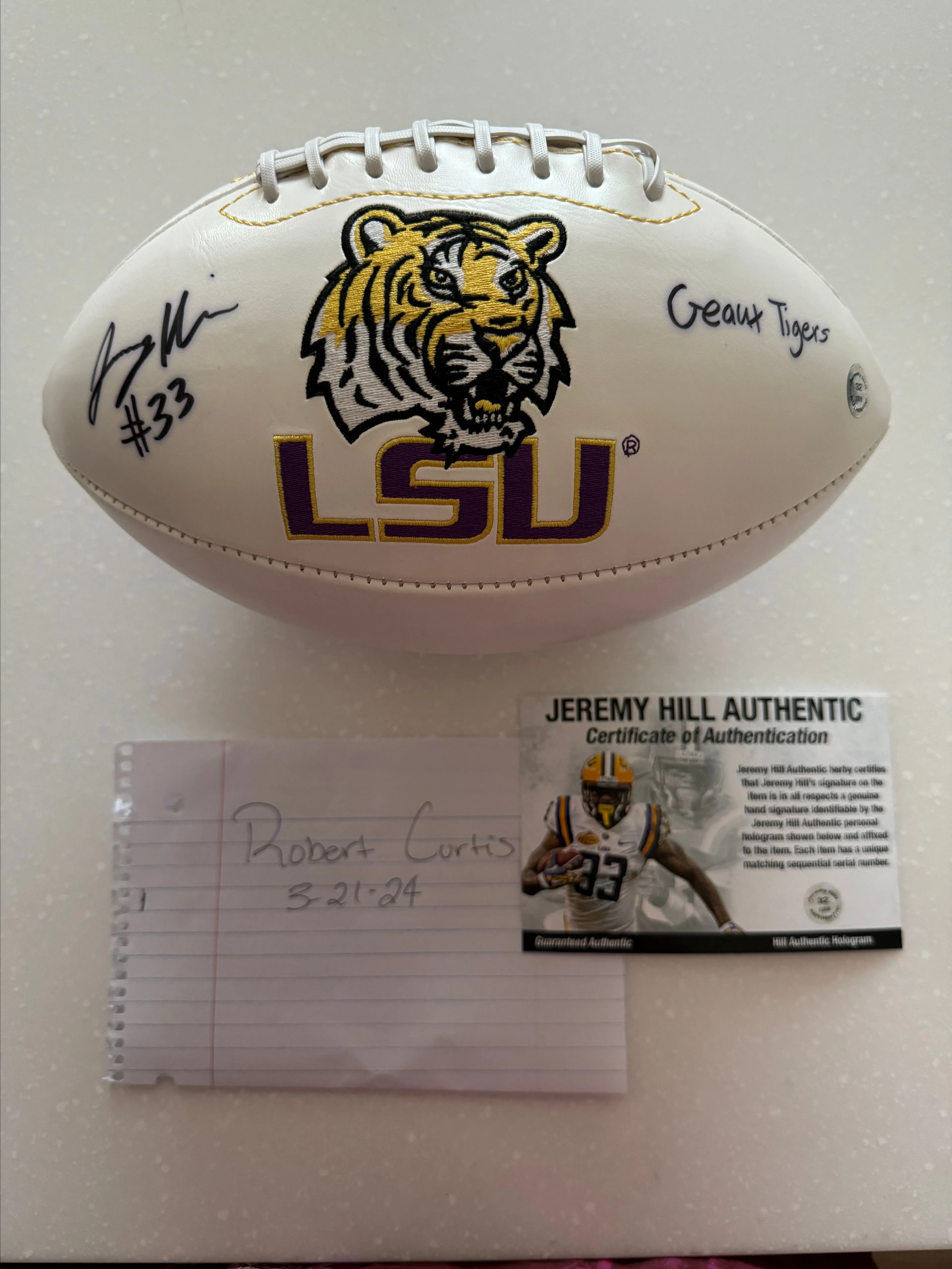 Product image for Jeremy Hill LSU football