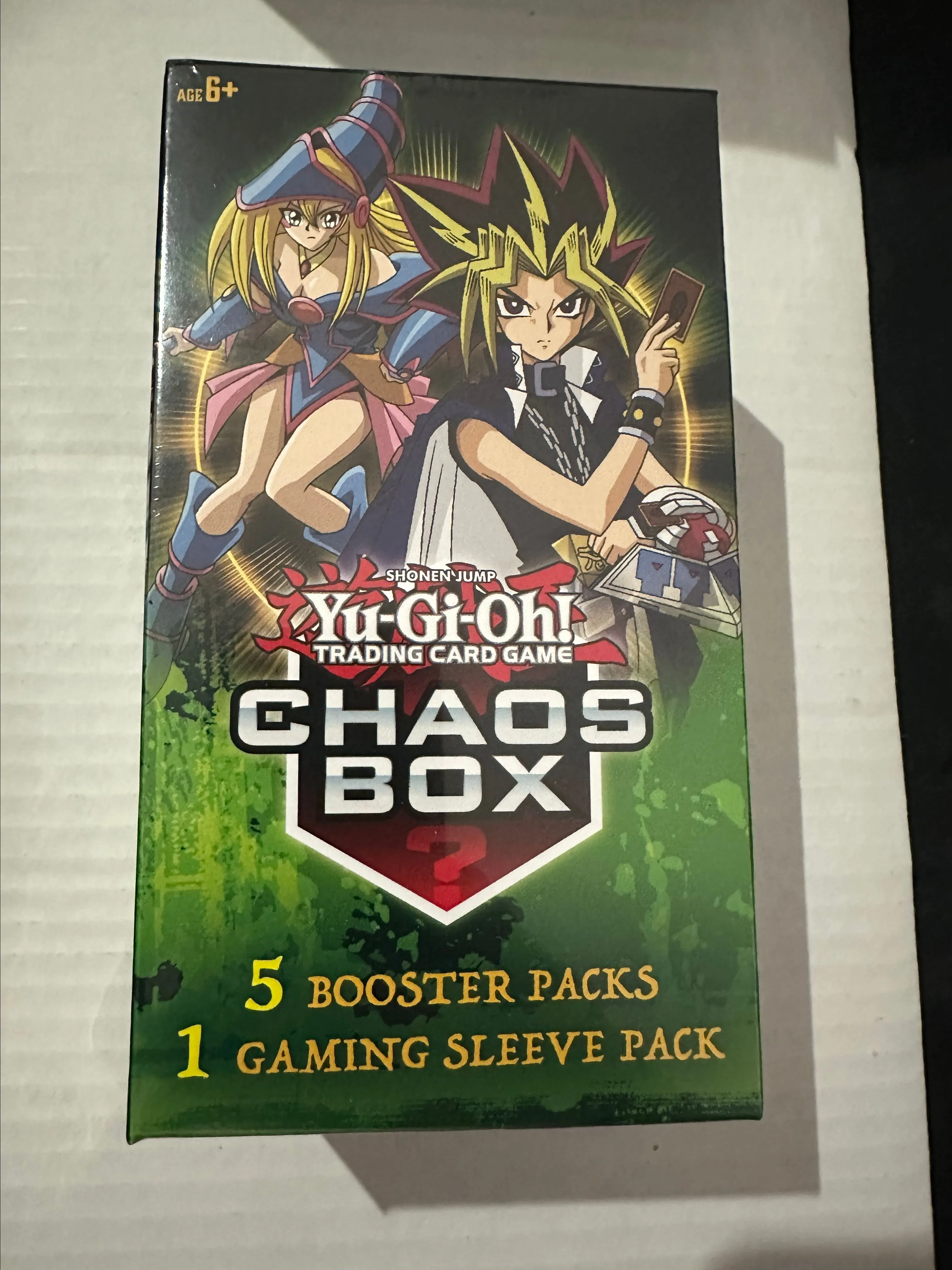 Product image for Yu-Gi-Oh! 2023 Chaos Box TCG 5 booster packs 1 gaming sleeve pack (factory sealed)