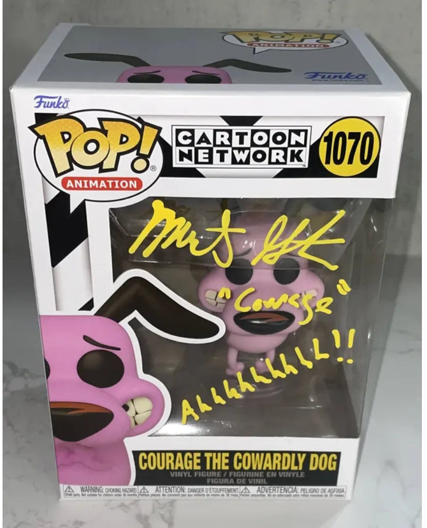 Product image for Funko: Courage The Cowardly Dog Signed by Marty Grabstein