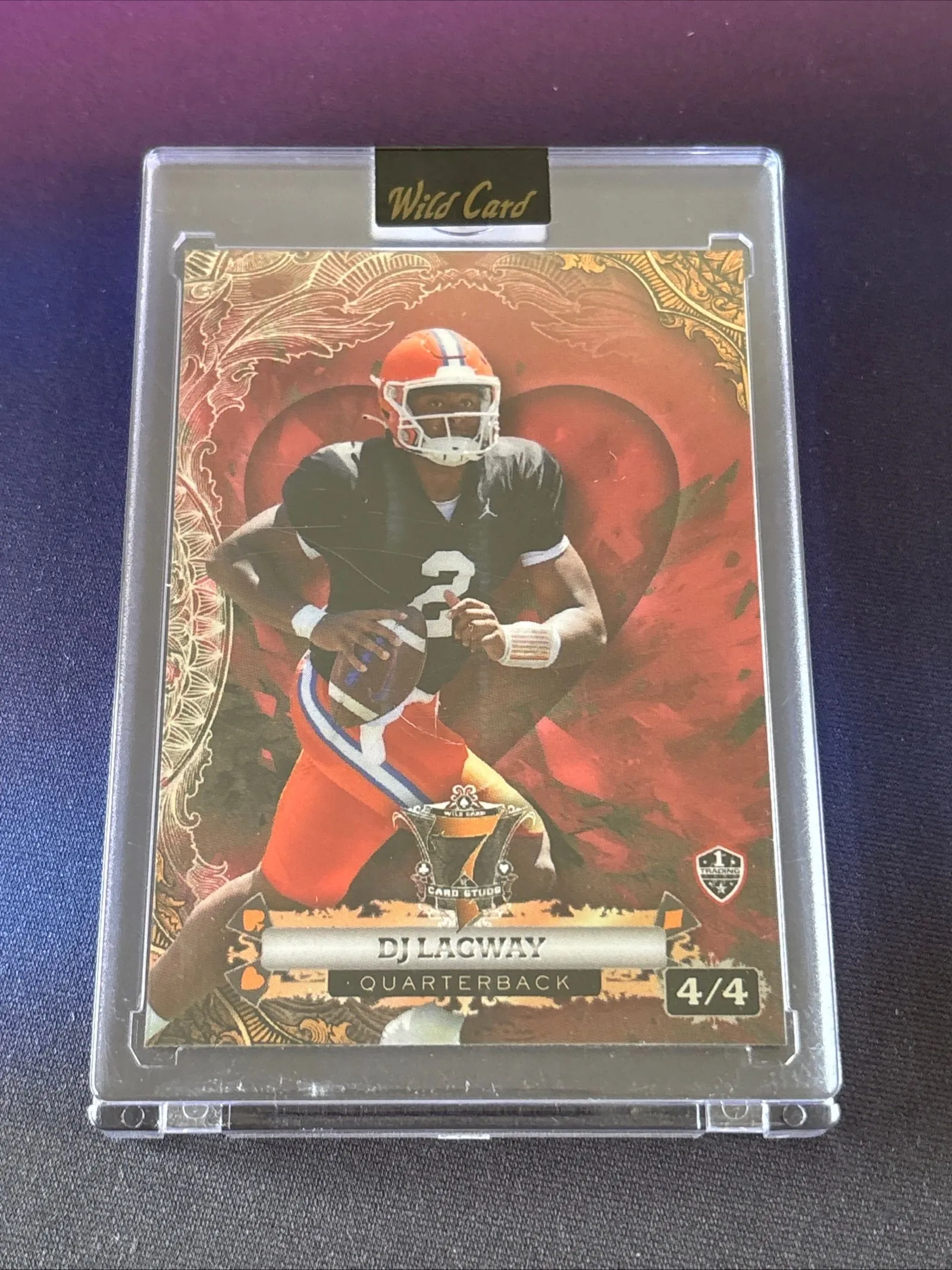 Product image for 2024 Wild Card DJ Lagway 7 Card Stud Quarterbacks 4/4