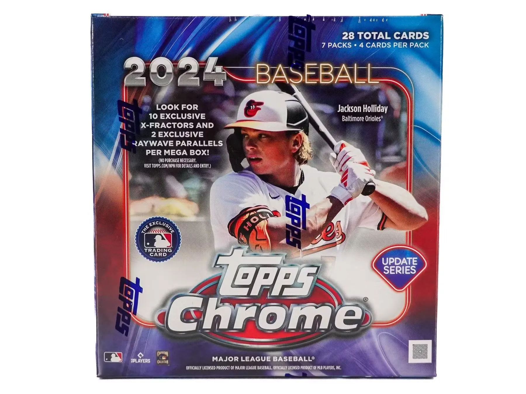 Product image for 2024 Topps Chrome Update Baseball MLB Mega Box - 1 Box