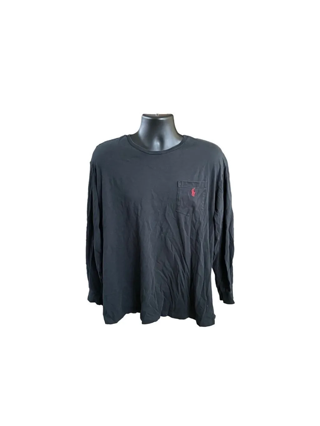 Product image for Men's Polo Ralph Lauren Long Sleeve T-Shirt, Black, XL
