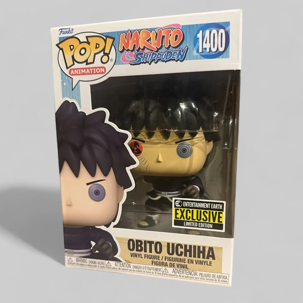 Product image for Funko POP! Anime Naruto Obito Uchiha Exclusive Figure #1400!