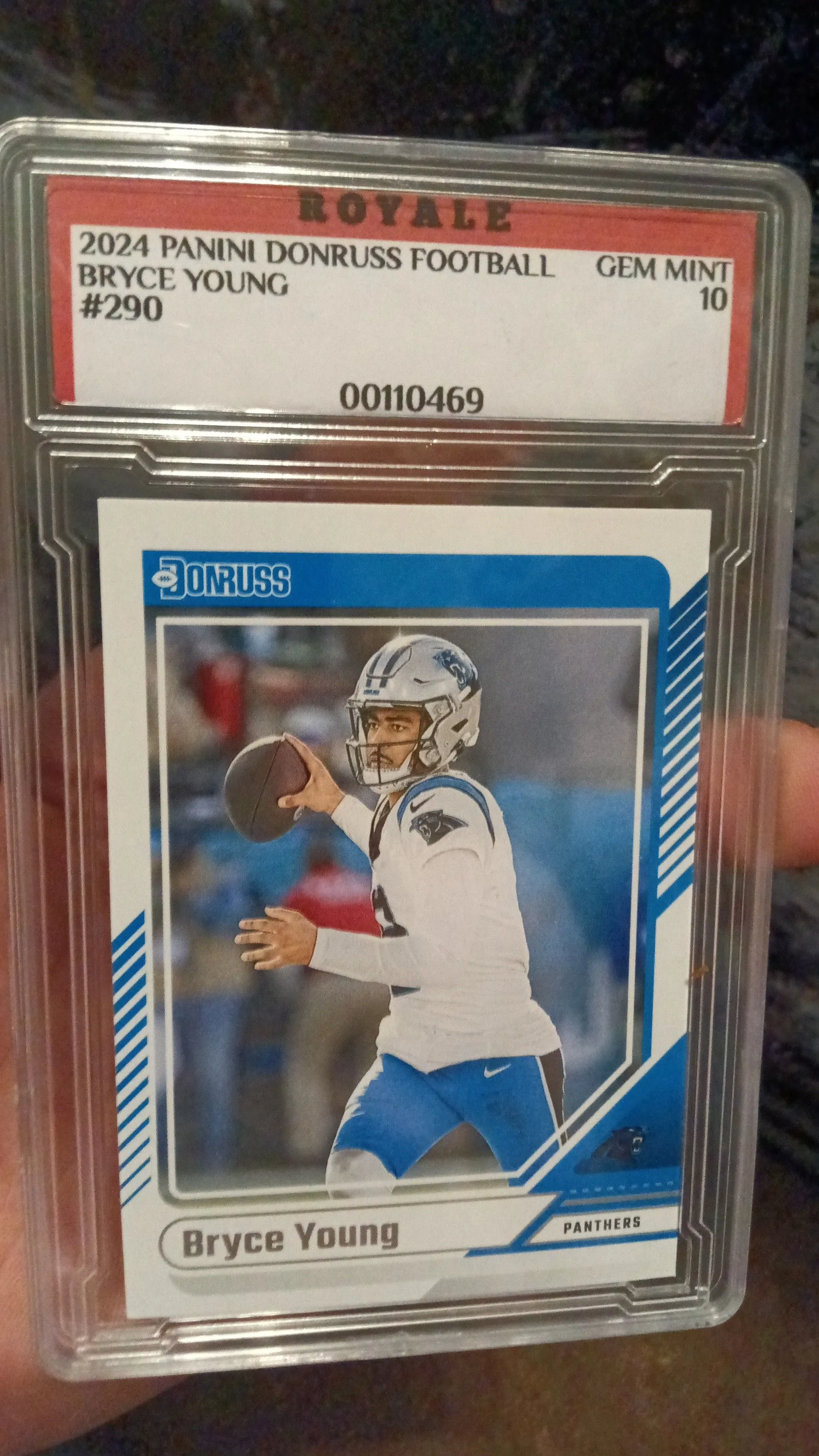 Product image for Graded Bryce Young NFL Football Card 