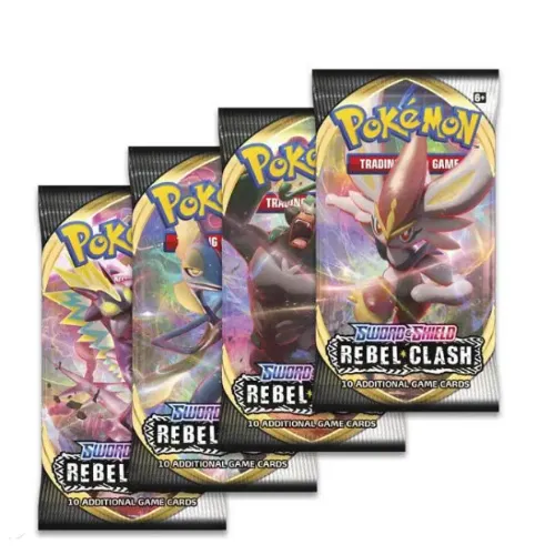 Product image for Packs - 1 x Rebel Clash Booster Pack (Ripped Or Shipped)