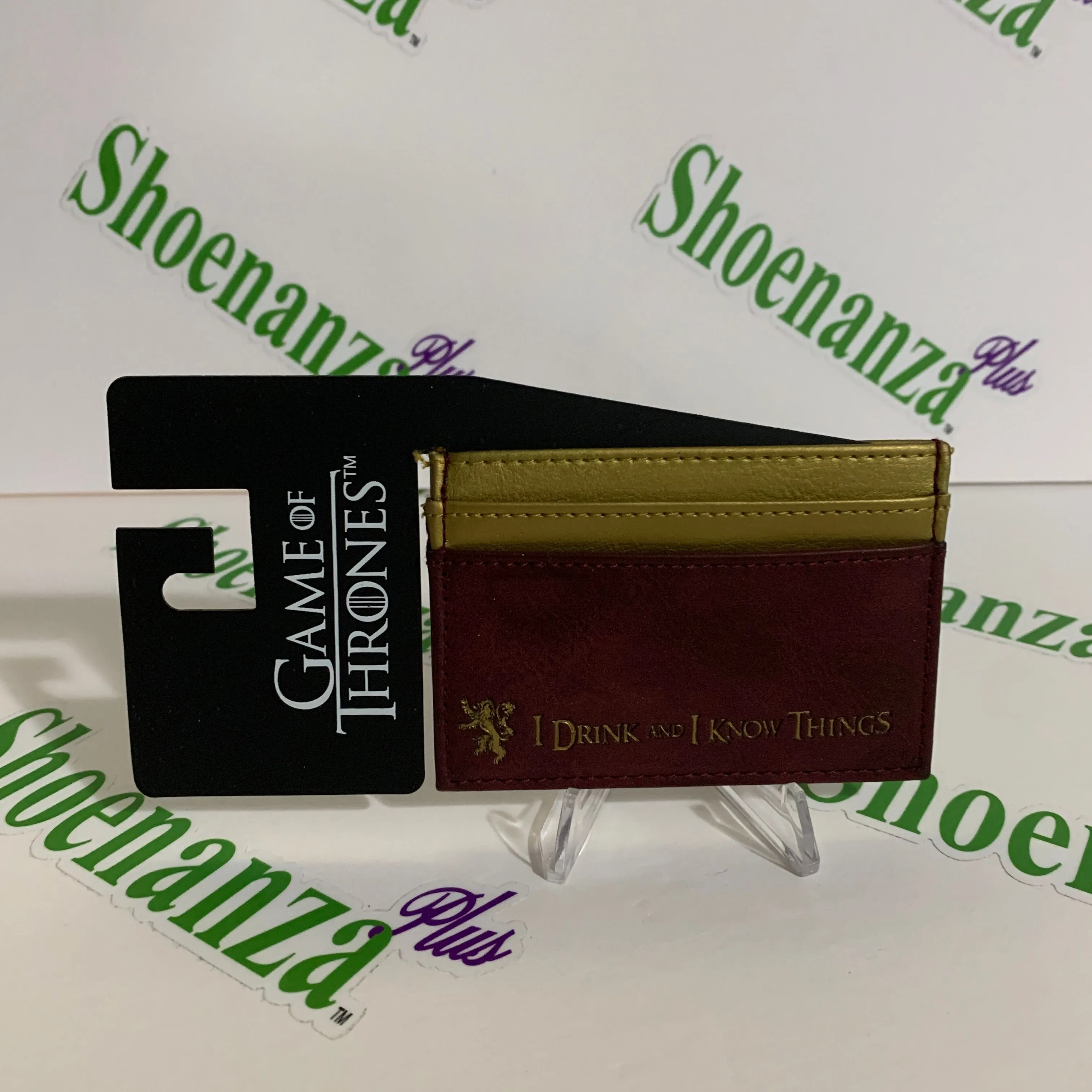 Product image for Bioworld Cardholder Game Of Thrones I Drink And I Know Things Card Holder Wallet