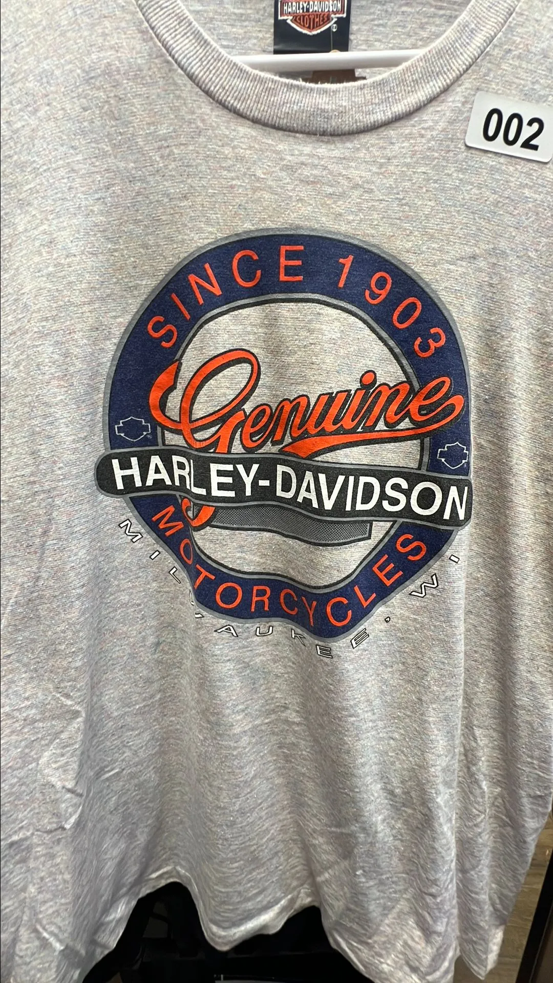 Product image for Harley Harley Davidson, Milwaukee, Wisconsin T-shirt, vintage single stitched #2