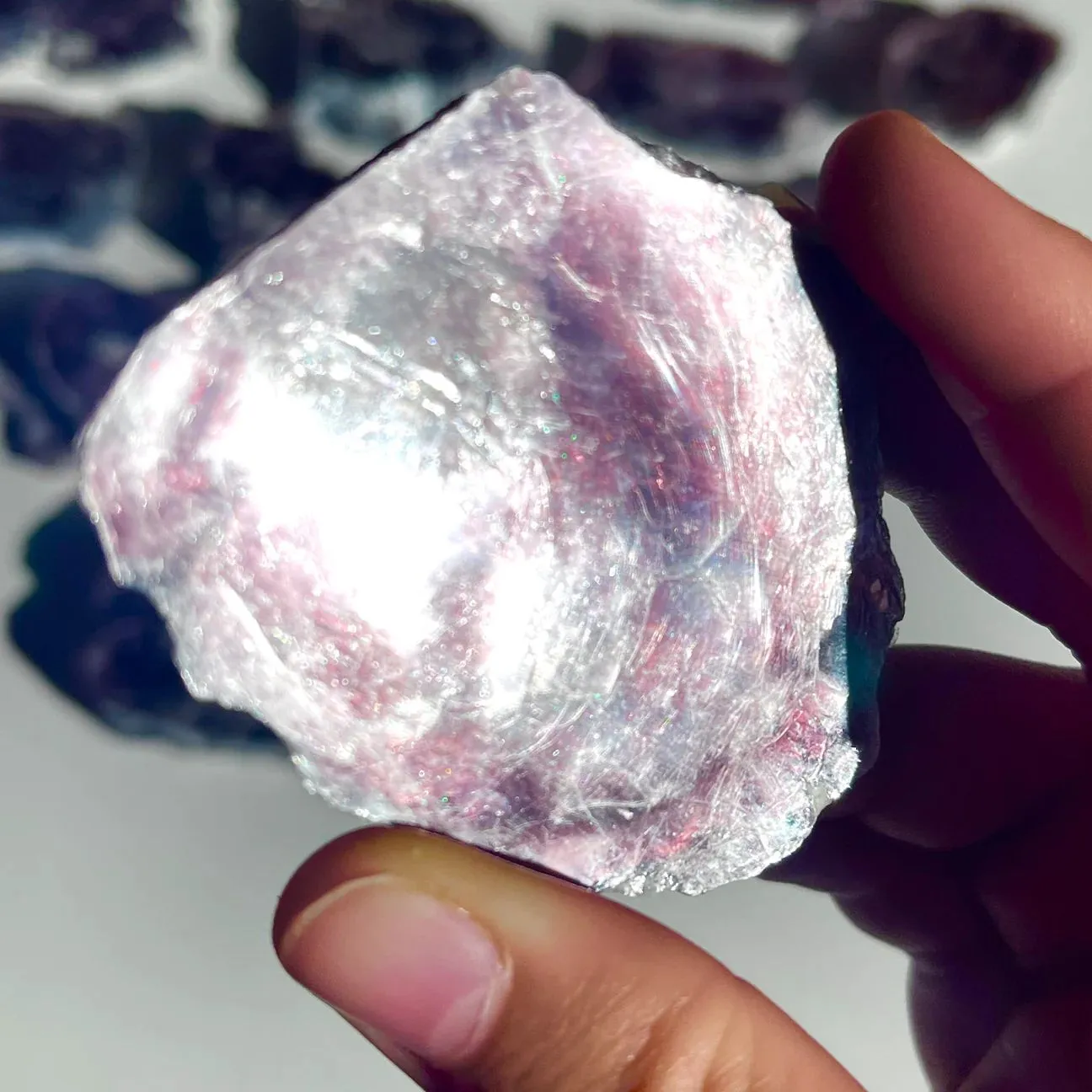 Product image for Raw Gem Lepidolite / Purple Mica