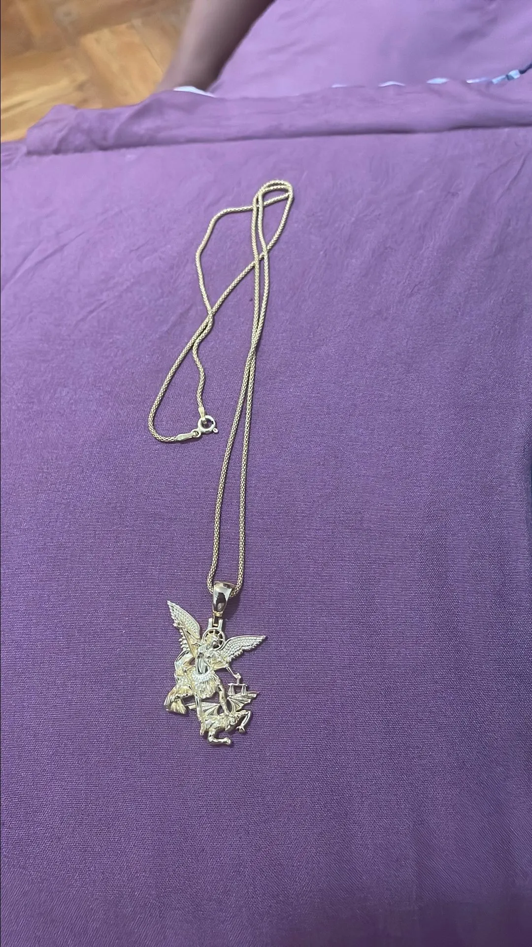 Product image for arch angel pendants with popcorn chain