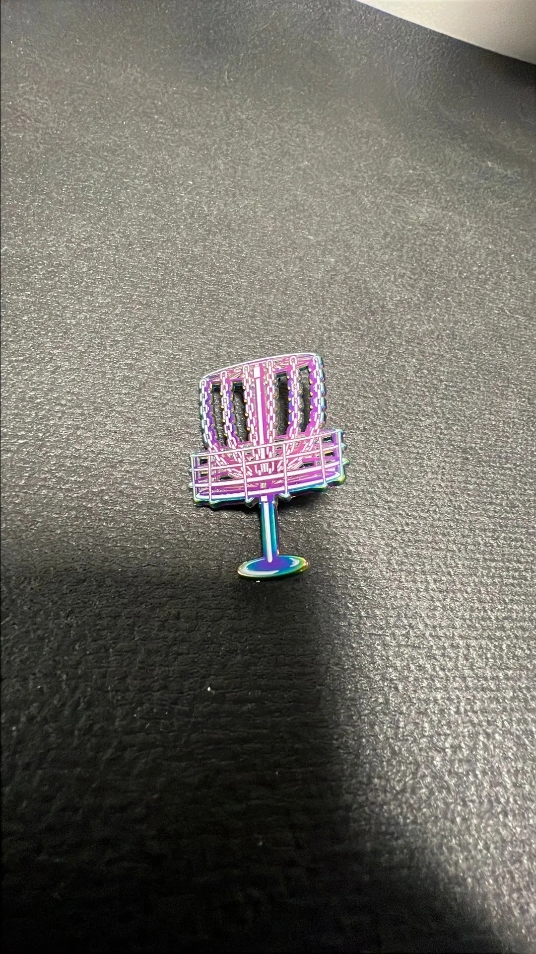 Product image for Disc Golf Pin - Anodized Basket