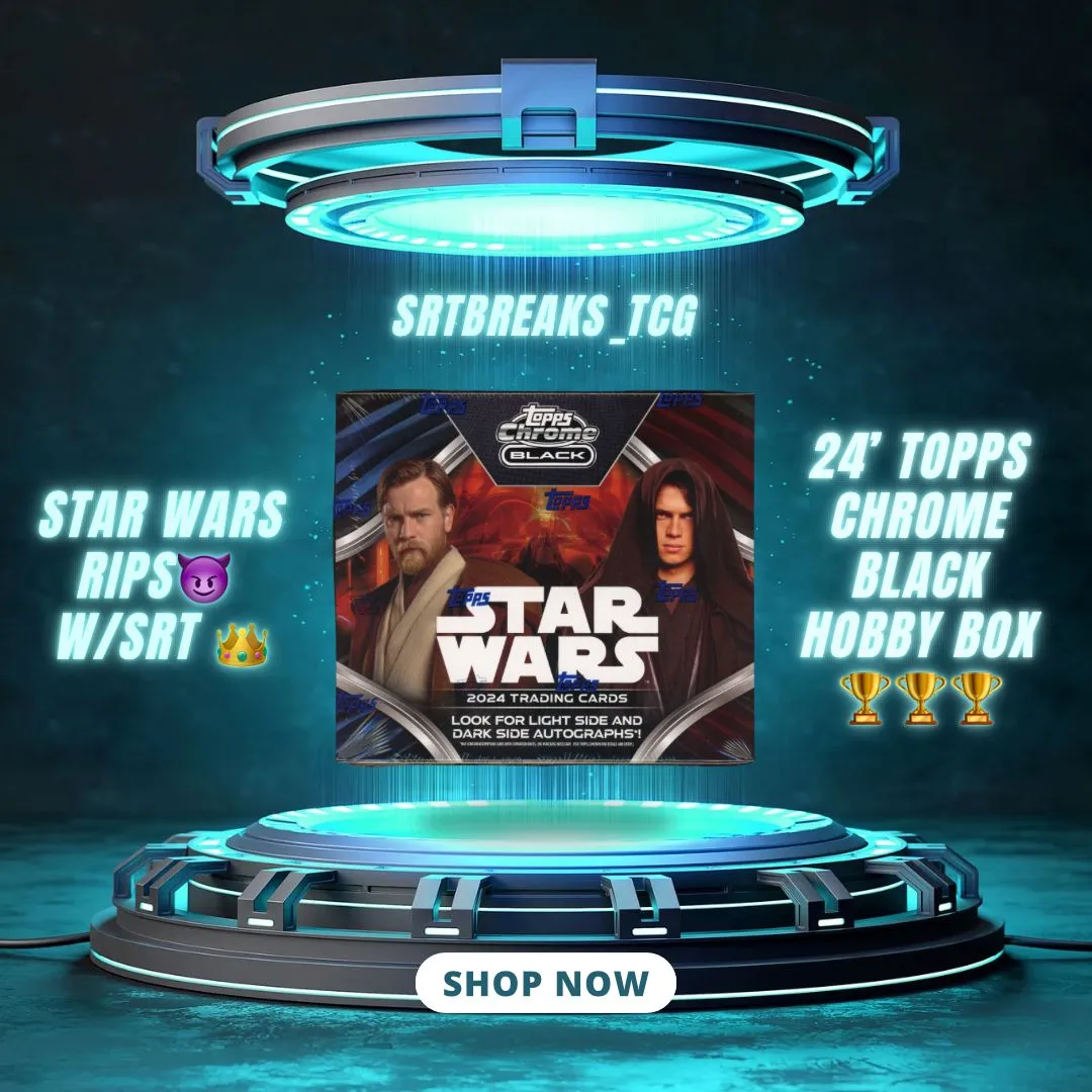 Product image for A1. 2024 Chrome Black Star Wars Hobby Box !