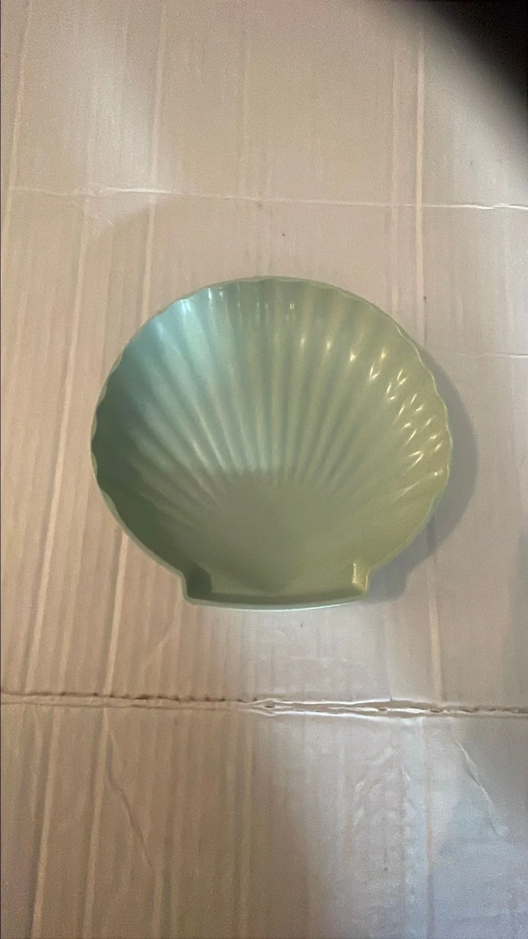 Product image for Green seashell, coaster or jewelry holder