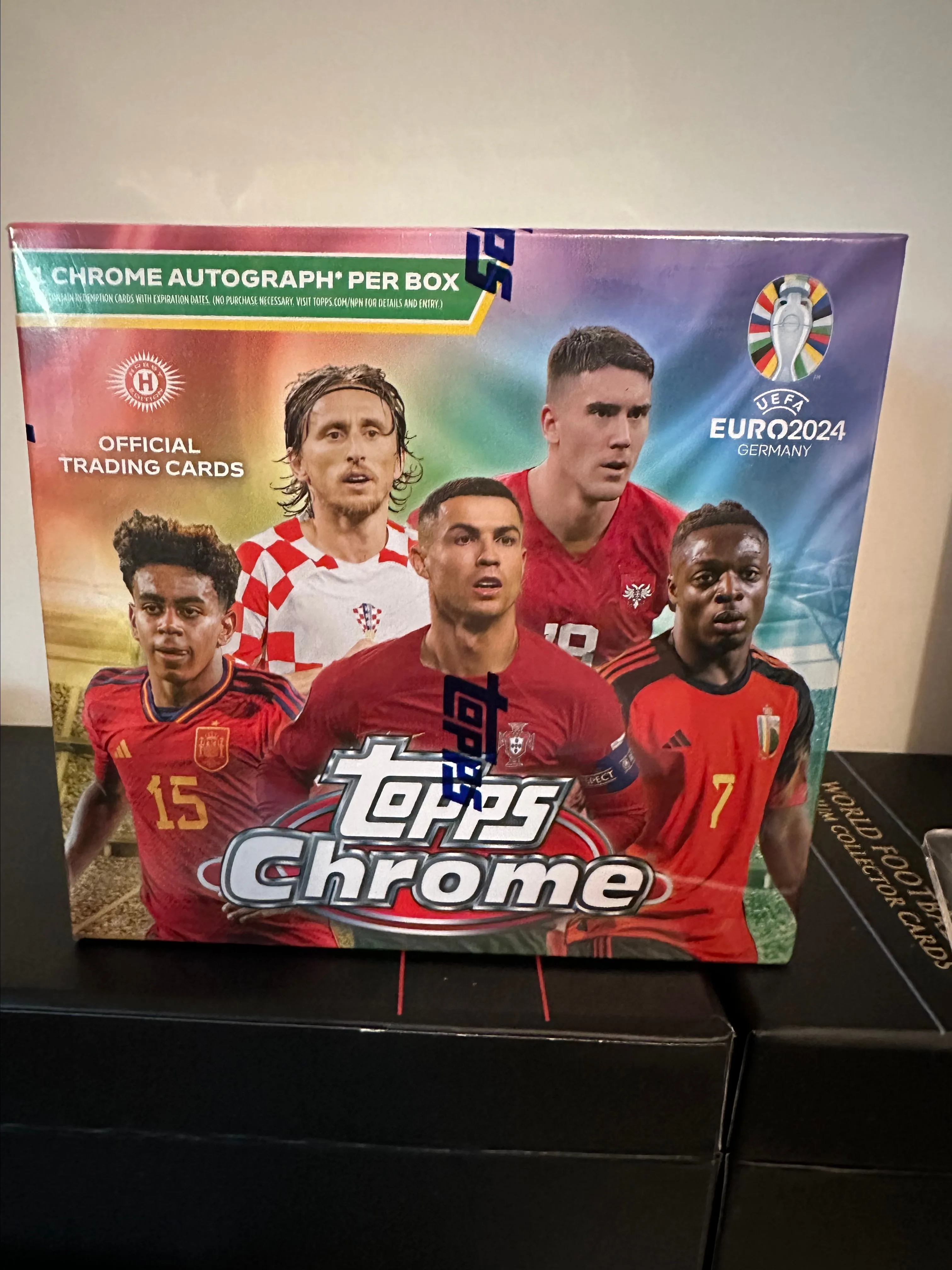 Product image for Topps Chrome Euro 2024 Pack Ripped Live!