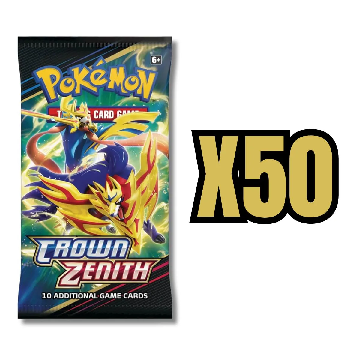 Product image for 50X Crown Zenith Booster Packs