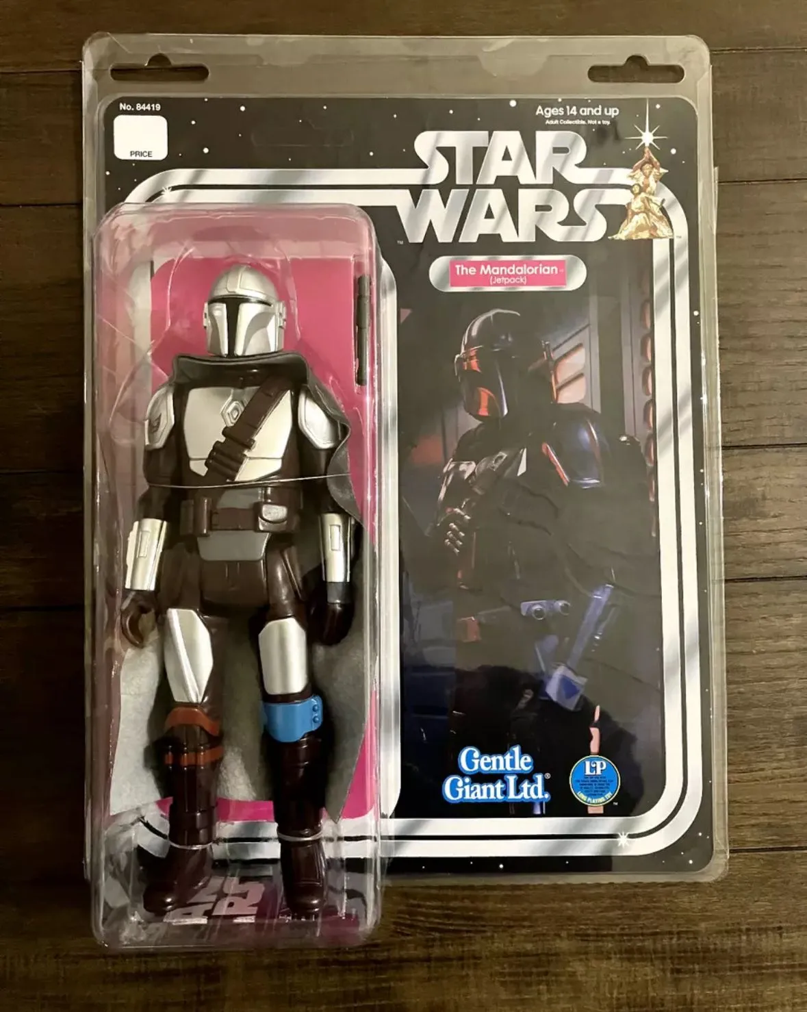Product image for Star Wars The Mandalorian Jetpack Jumbo 12" Action Figure Brand New Sealed 2022 Gentle Giant