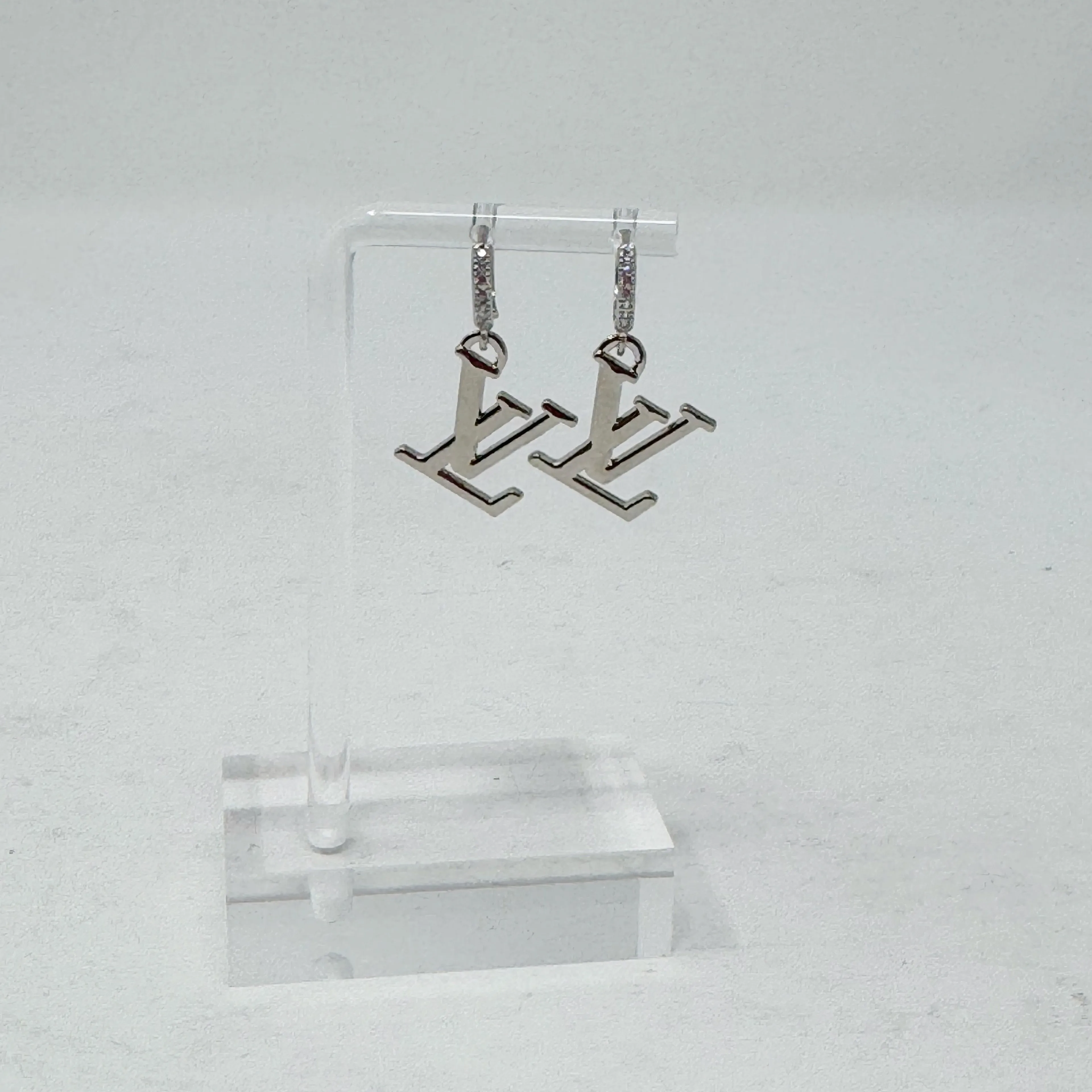 Product image for LOUIS VUITTON Upcycled LV Silver Earrings