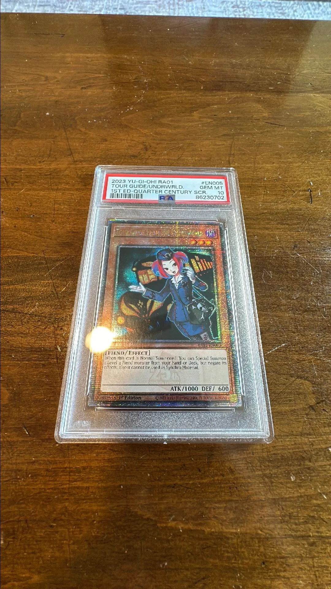 Product image for 2023 Yu-Gi-Oh! Tour Guide/Undrwrld. 1St Ed PSA GEM MINT 10