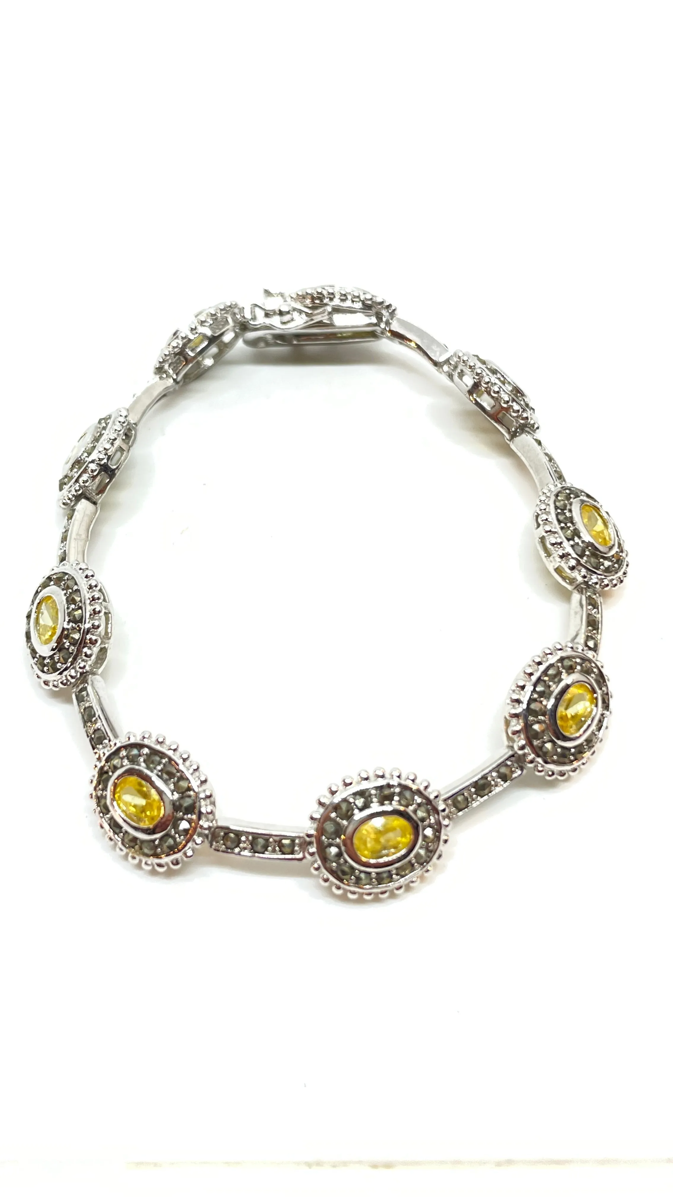 Product image for Lia Sophia bracelet citrine glass and clear stones