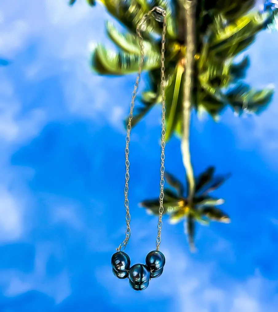 Product image for Triple Tahitian Pearl Oceanic Opulence Necklace