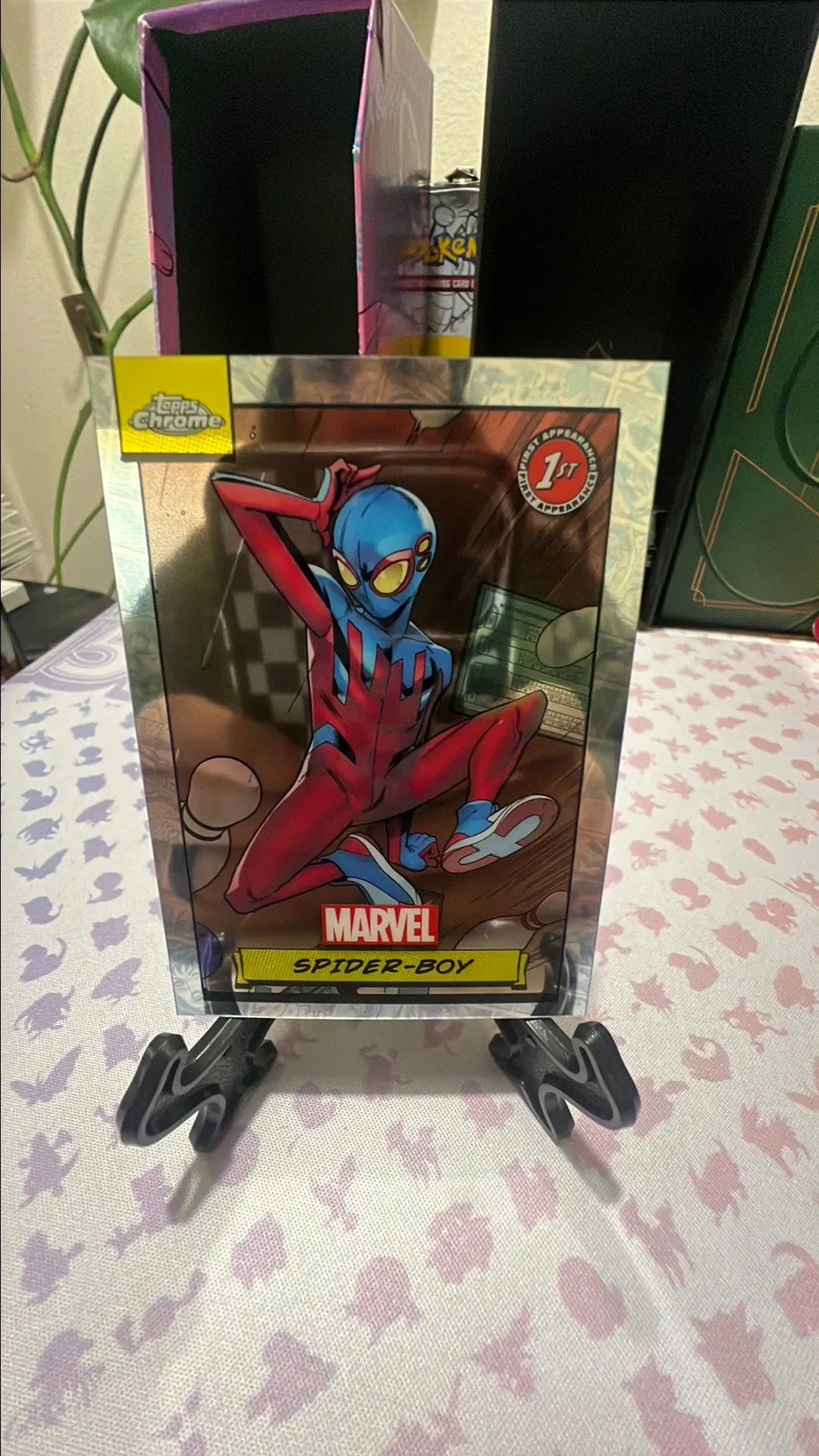 Product image for SPIDER BOY 1st #40 Base 2024 Topps Marvel Chrome Collectible Card