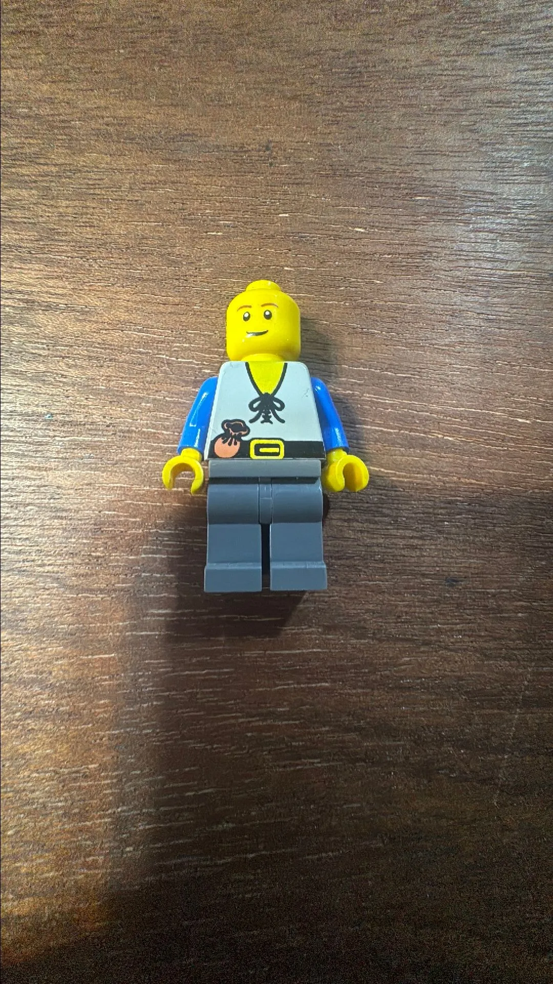 Product image for Lego Castle Peasant - Light Gray Legs cas091