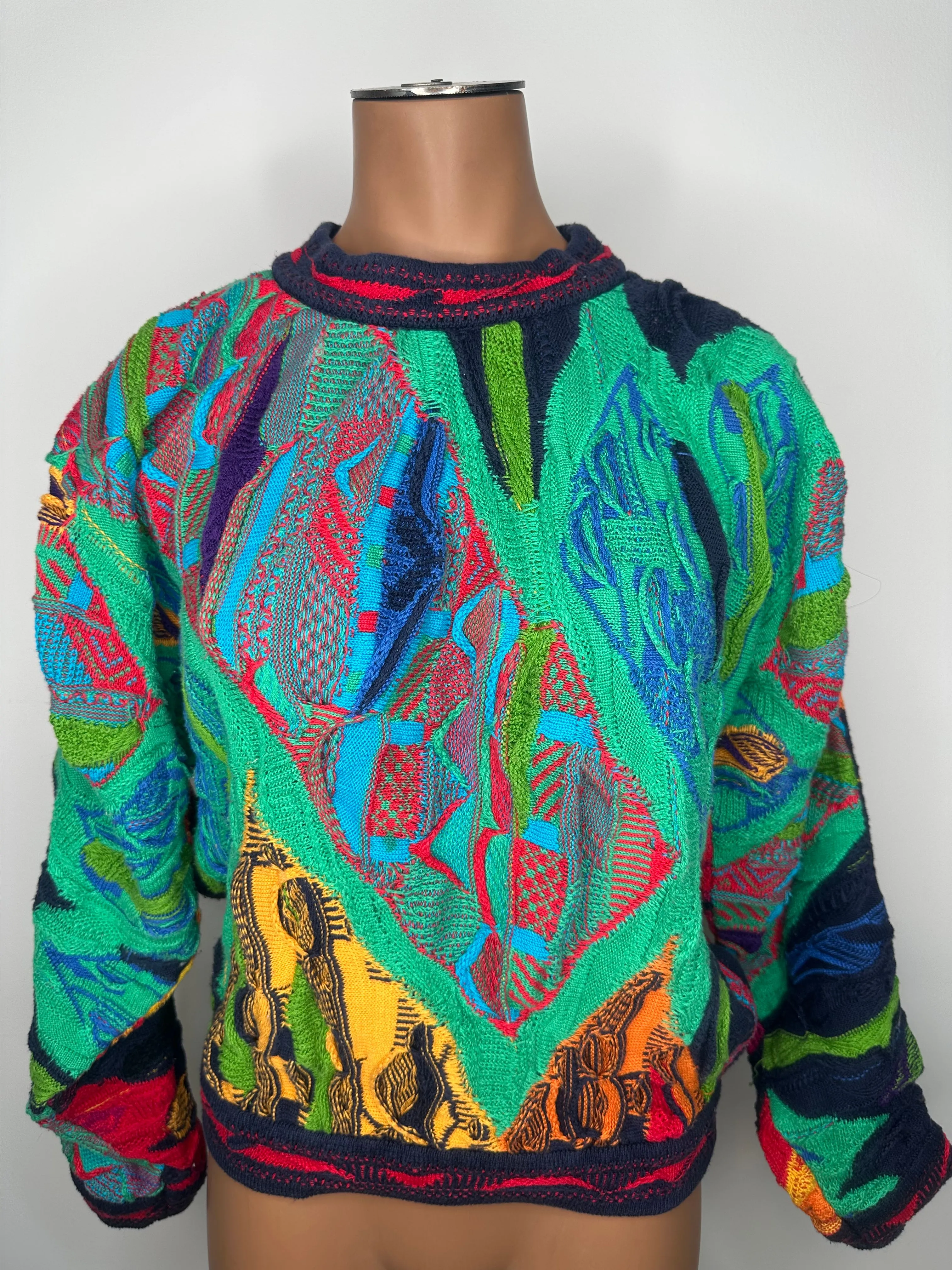 Product image for COOGI Vintage 3D Knit 1990s Super Rare Multicolor Size S cotton Used