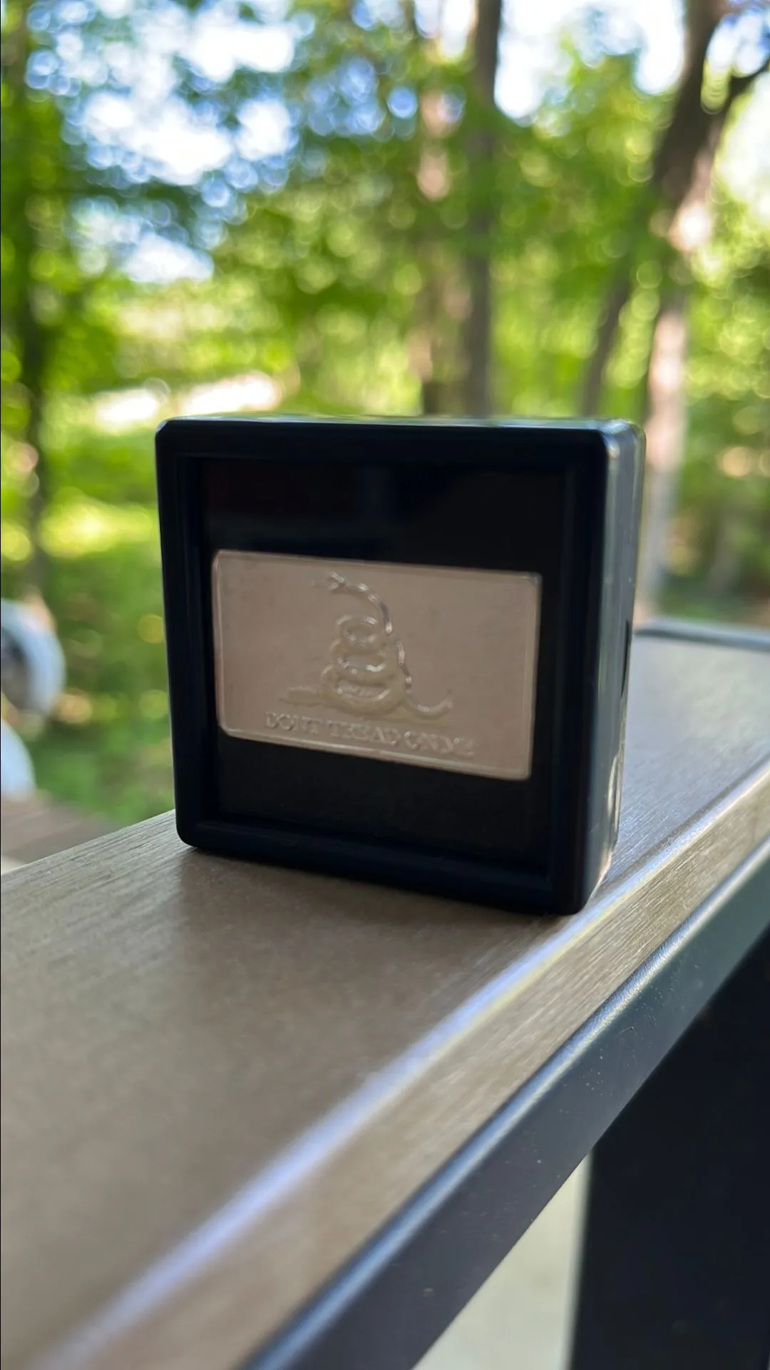 Product image for 10 Gram Silver Bar - Don't Tread On Me