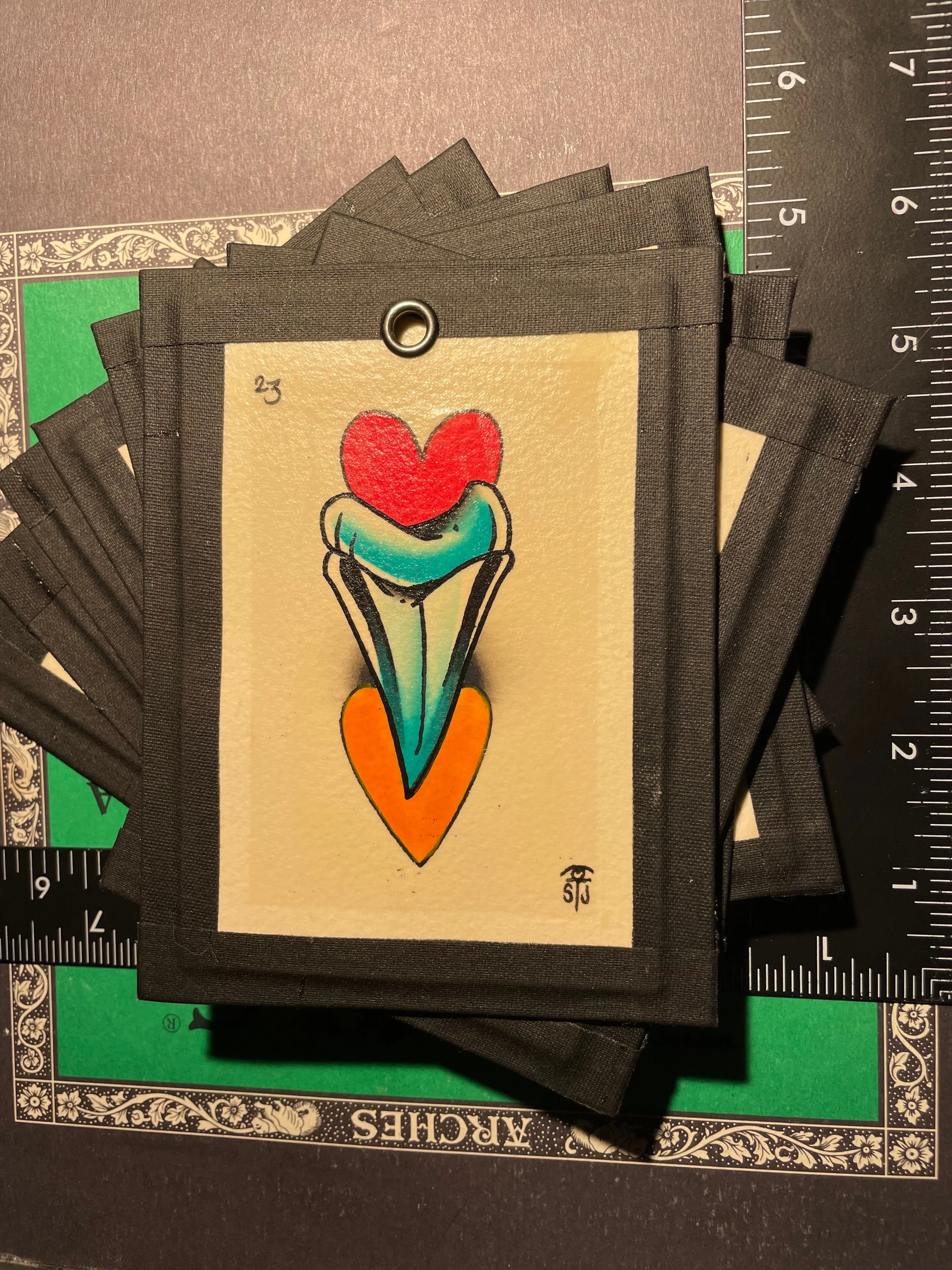 Product image for Original Painting - Sharktooth FUNDRAISER FLASH💛