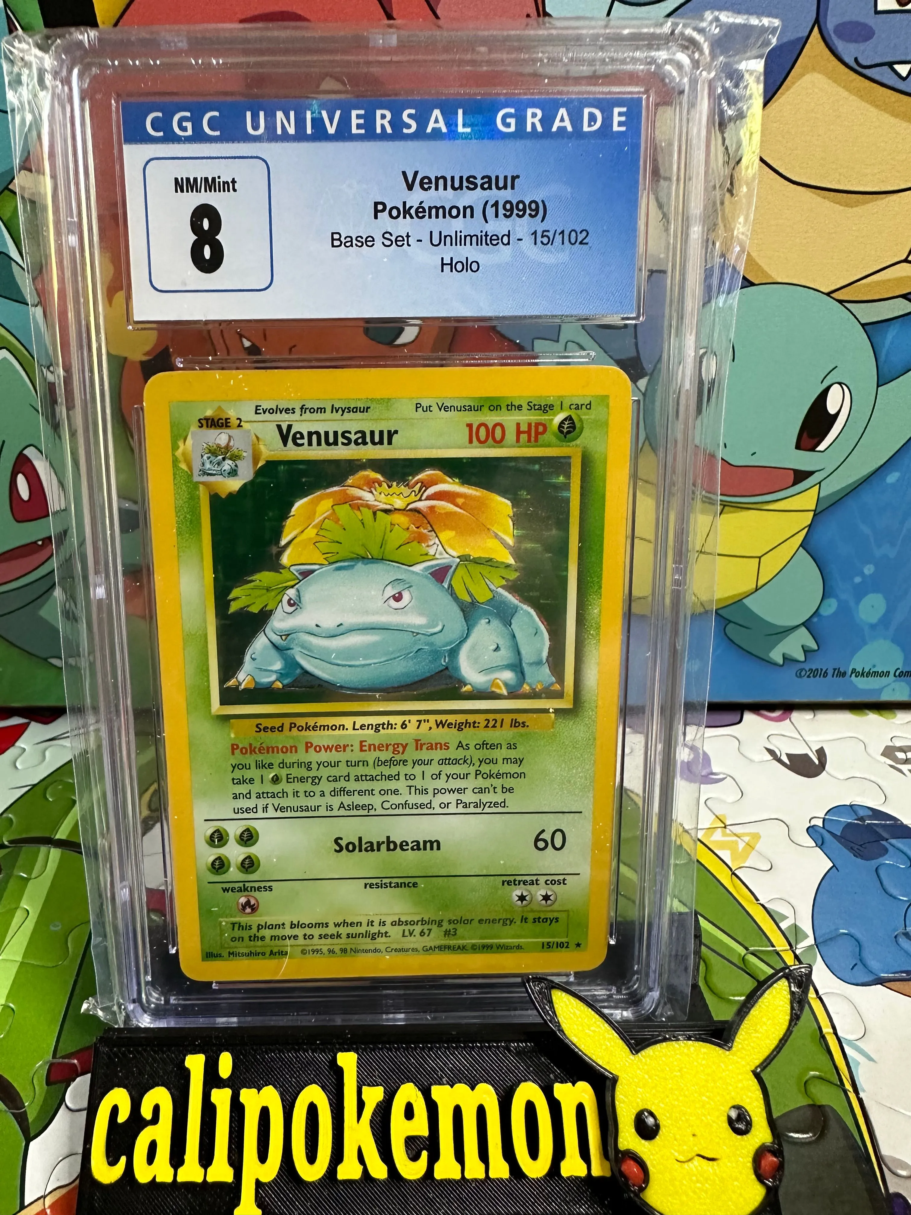 Product image for Venusaur 15/102 CGC 8