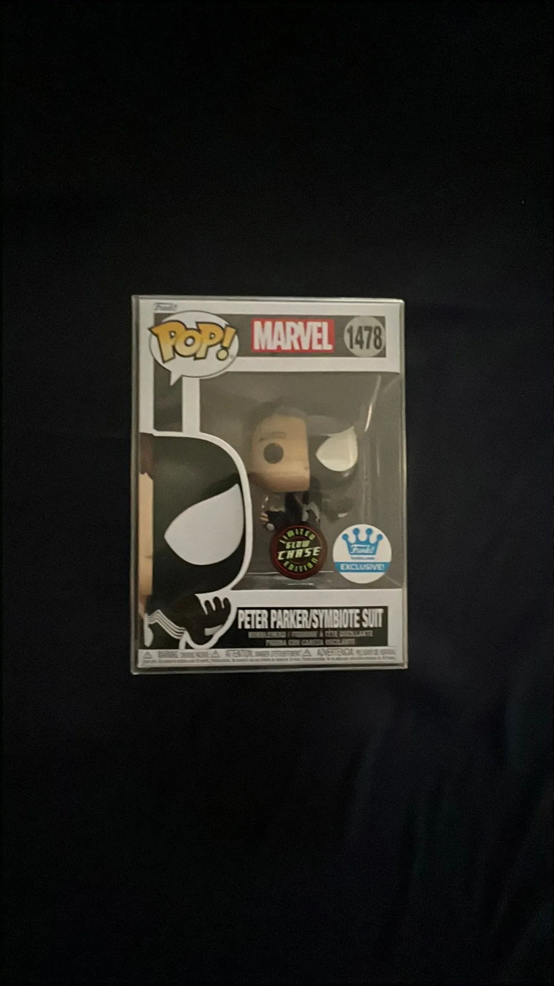 Product image for Peter Parker/Symbiote Suit CHASE Funko Pop *MINT*