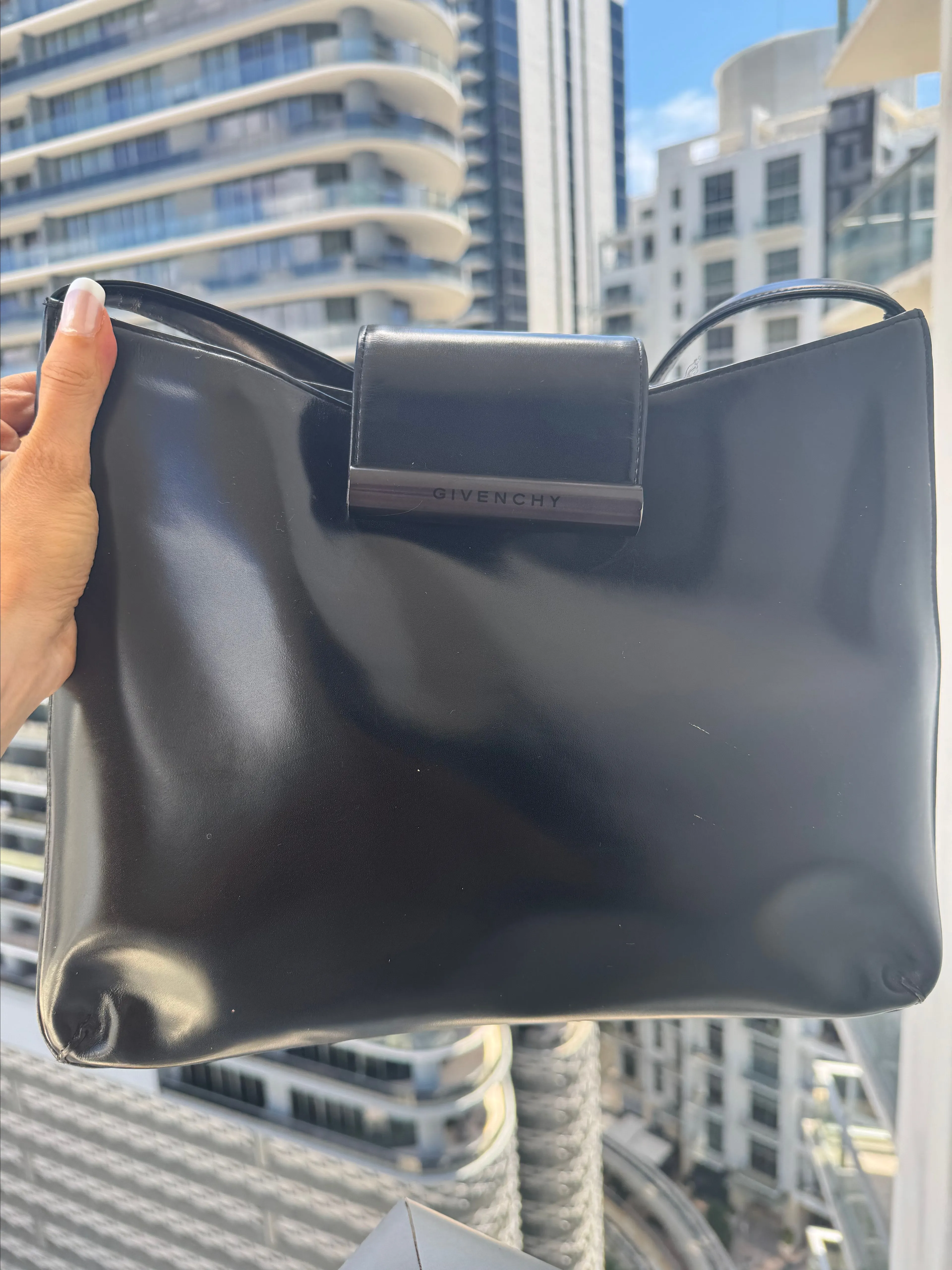 Product image for 72. Givenchy Leather Shoulder Bag