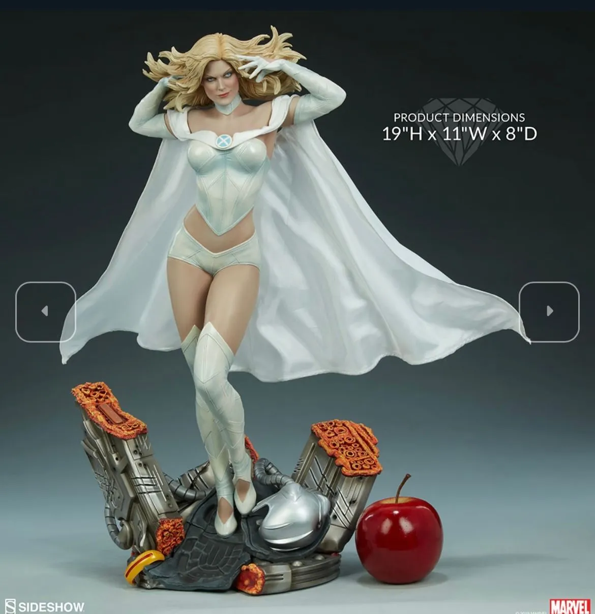 Product image for SIDESHOW Emma Frost "Exclusive" Premium Edition Statue White Queen Sold out