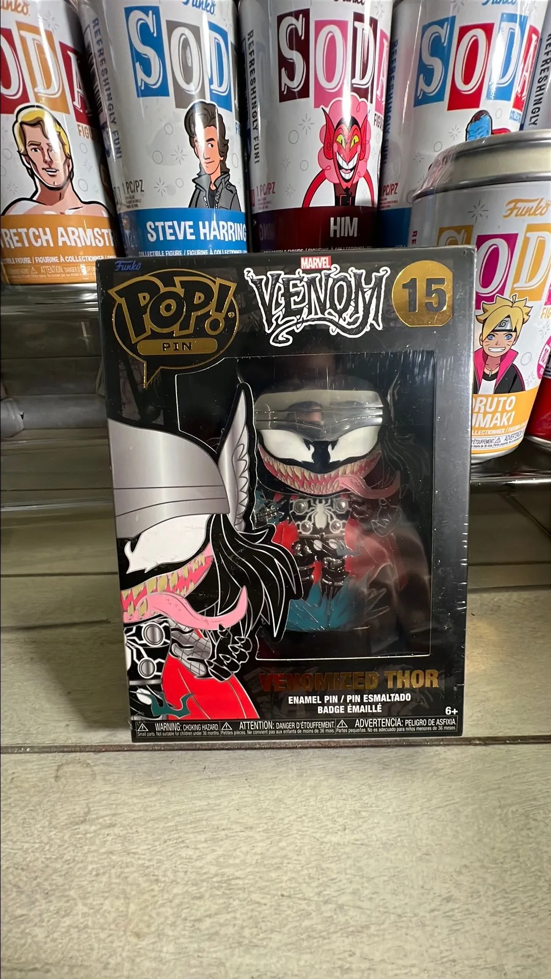 Product image for Funko Pop Pins - Venomized Thor