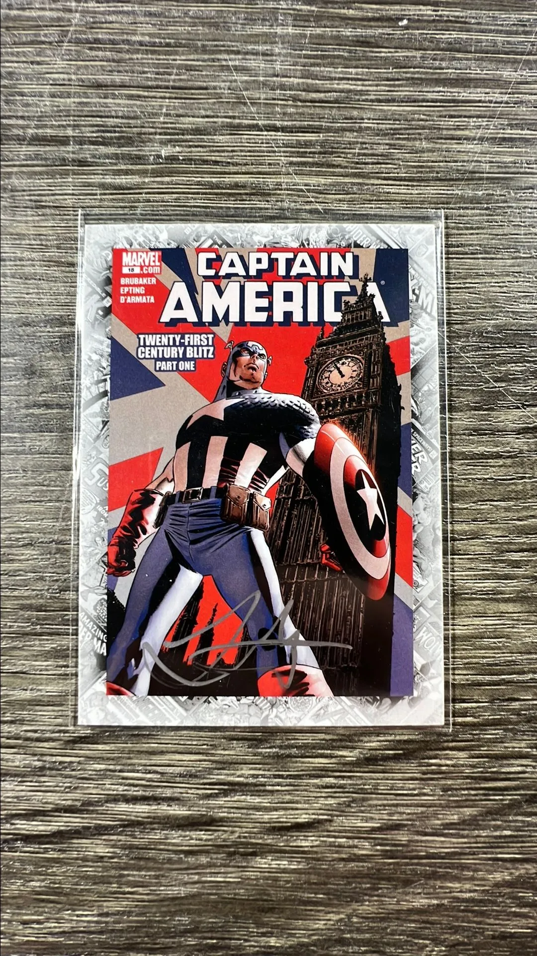Product image for Marvel beginnings by Frank D,Armata signed card with COA