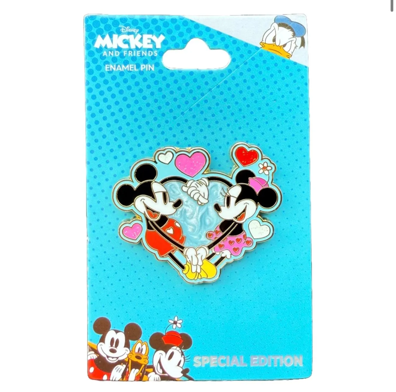 Product image for Mickey & Minnie LE 300 DPB EXCLUSIVE Valentine's Day pin (B4)