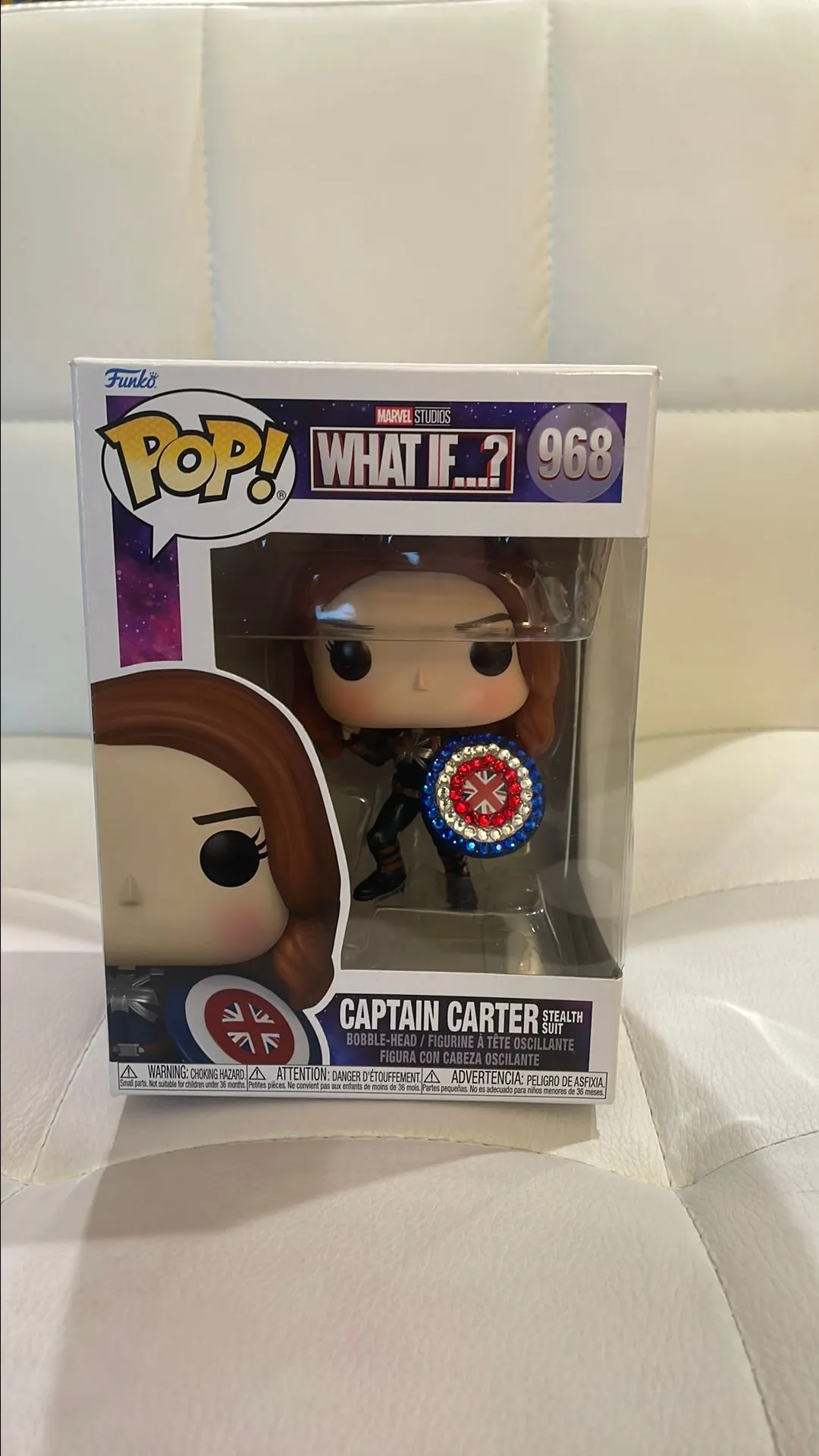 Product image for Captain Carter 1 of 1 Shiny shield art design with protective casing