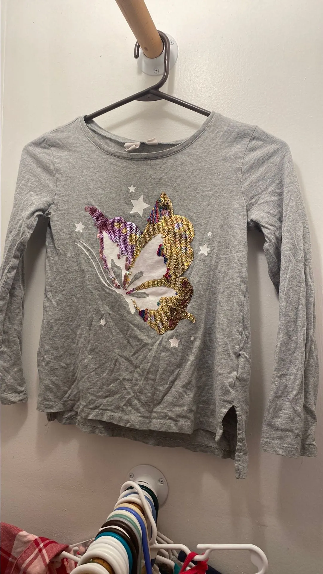 Product image for Sequin butterfly long sleeves