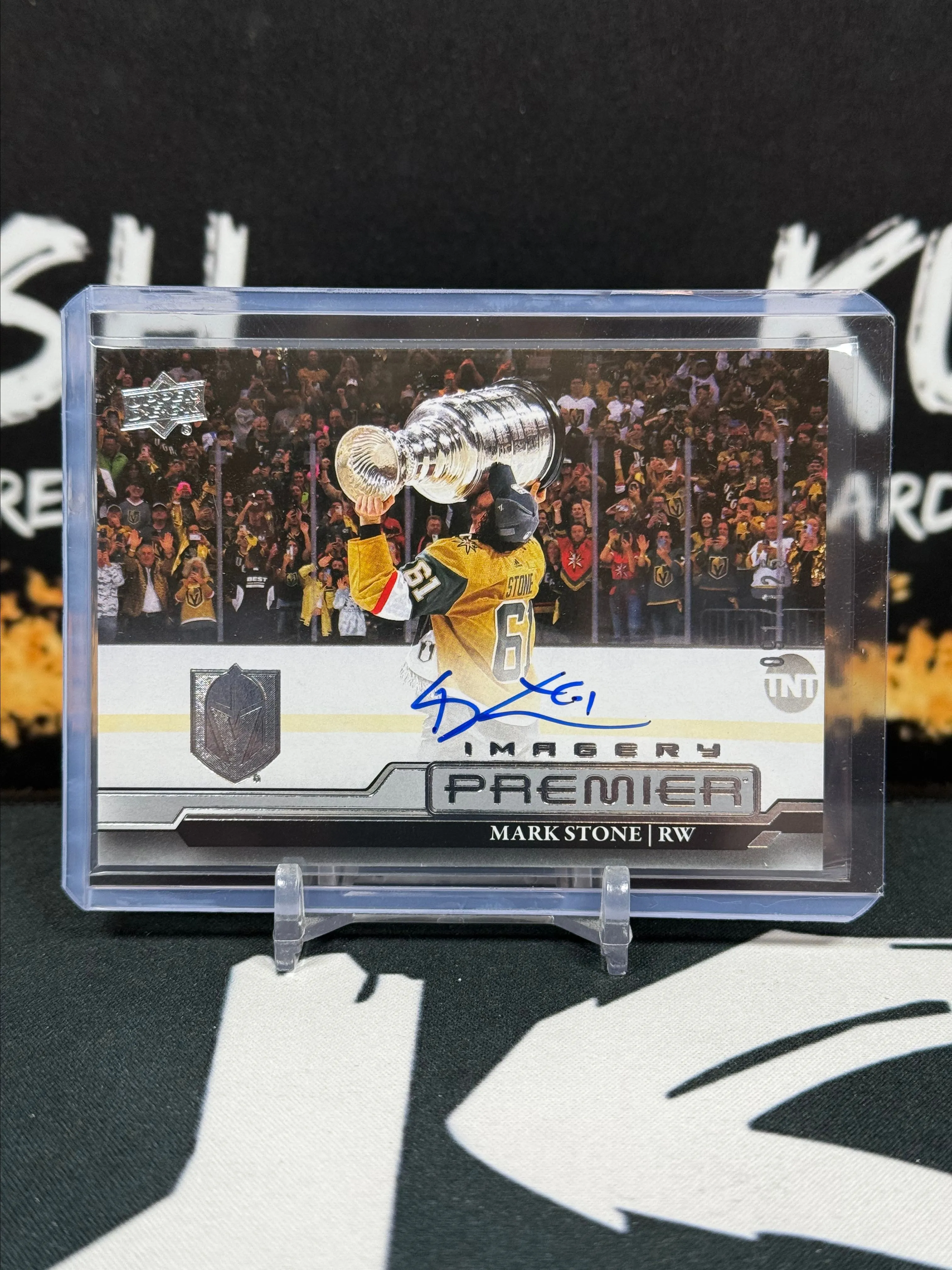 Product image for 2022-23 UPPER DECK PREMIER MARK STONE IMAGERY AUTO /125