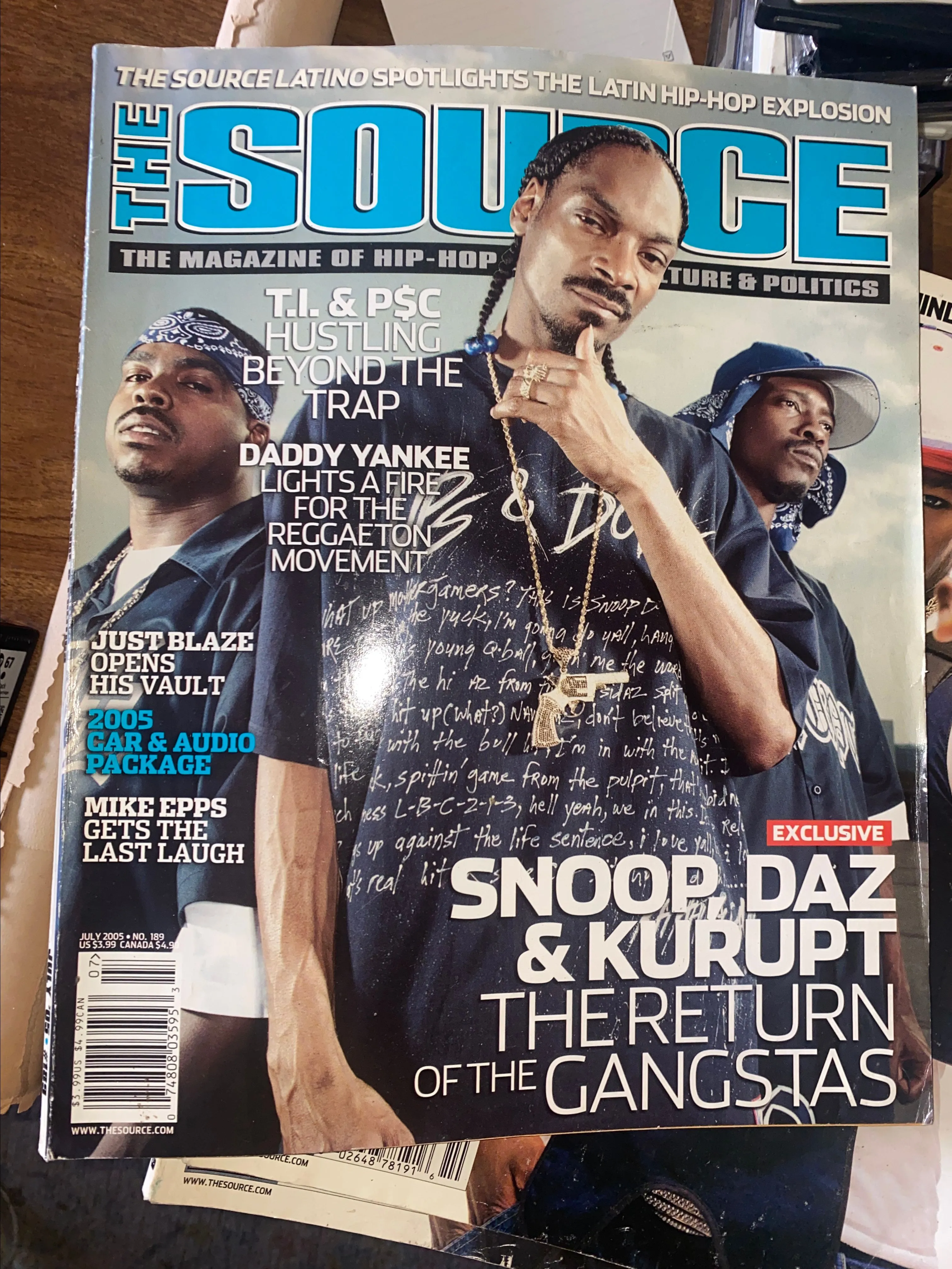 Product image for The Source magazine featuring Snoop Dogg on the cover. A must-have for hip-hop enthusiasts. Used  TH