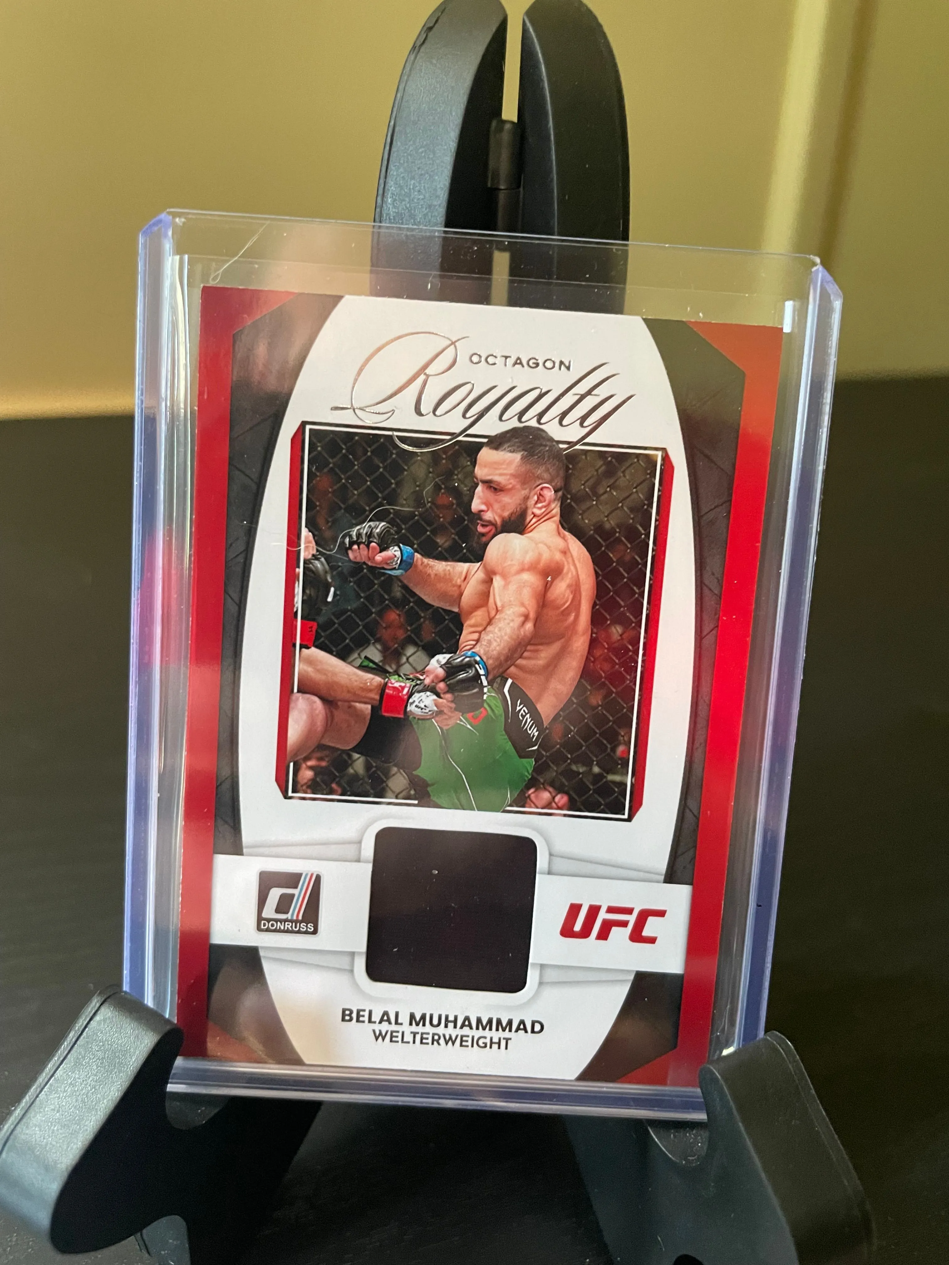 Product image for 2023 Donruss UFC Belal Muhammad Octagon Royalty Patch