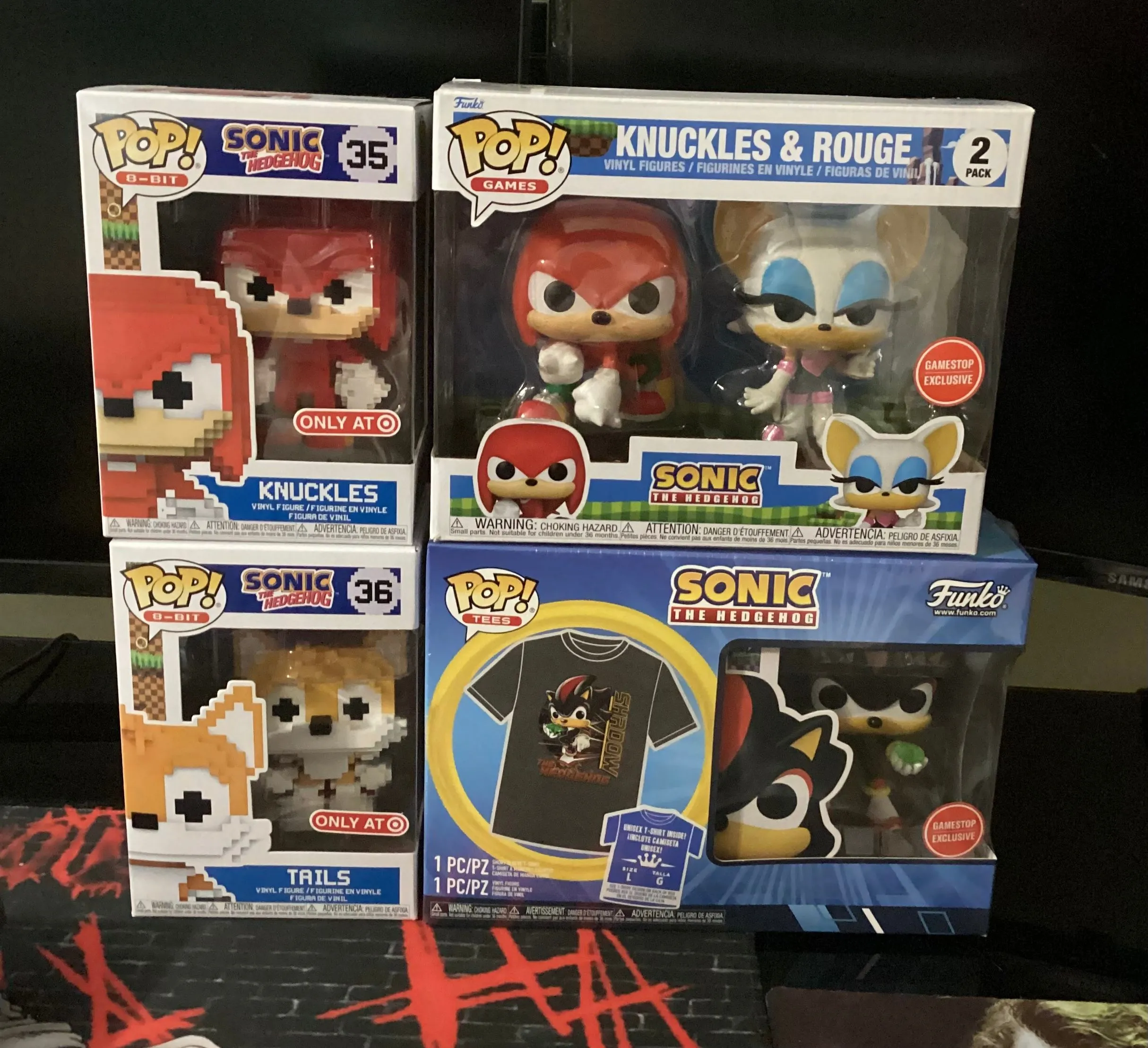 Product image for Funko Pop Knuckles (Sonic) Bundles