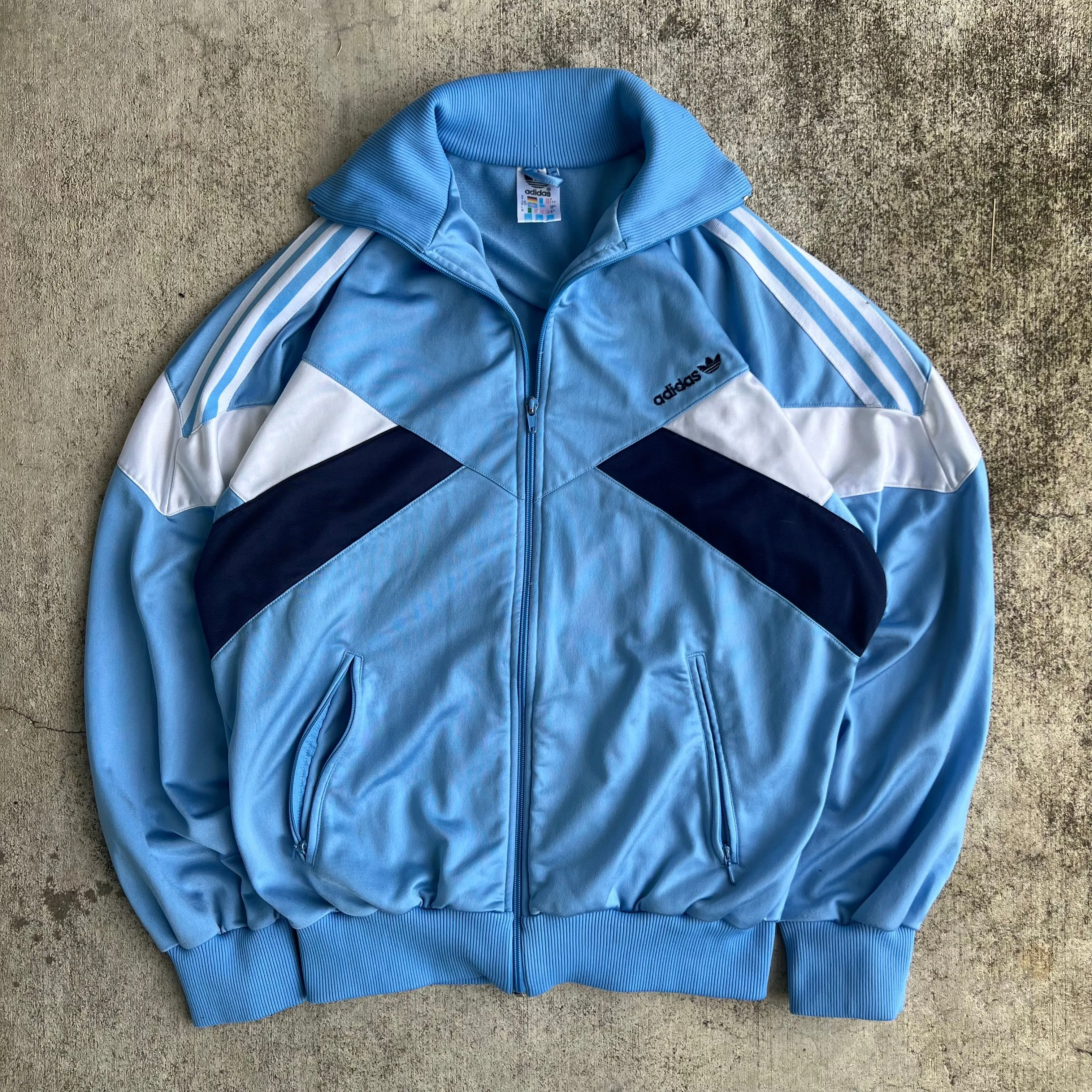 Product image for 90s adidas track jacket light blue