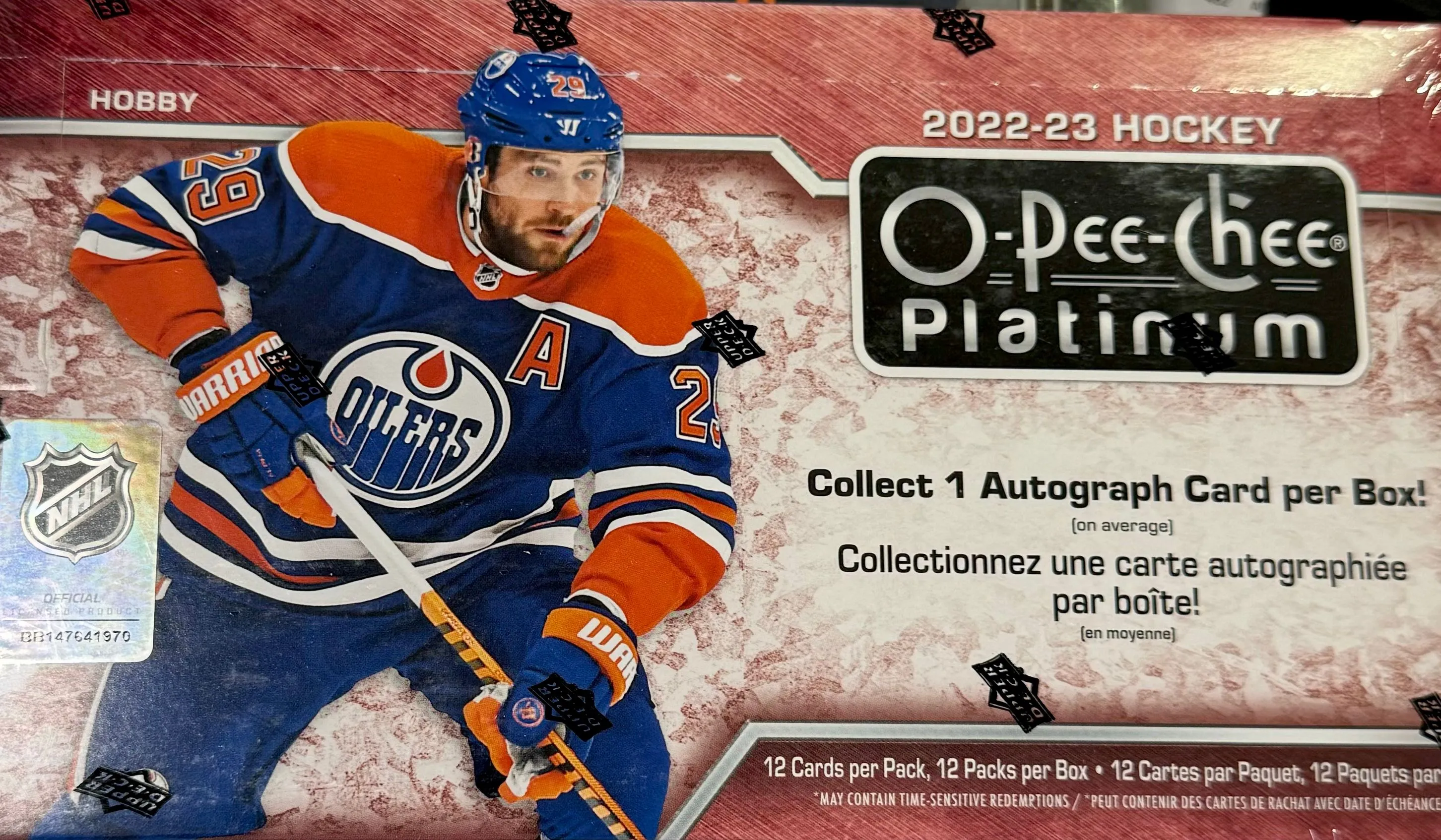 Product image for 2022-23 OPC Platinum Hobby Box