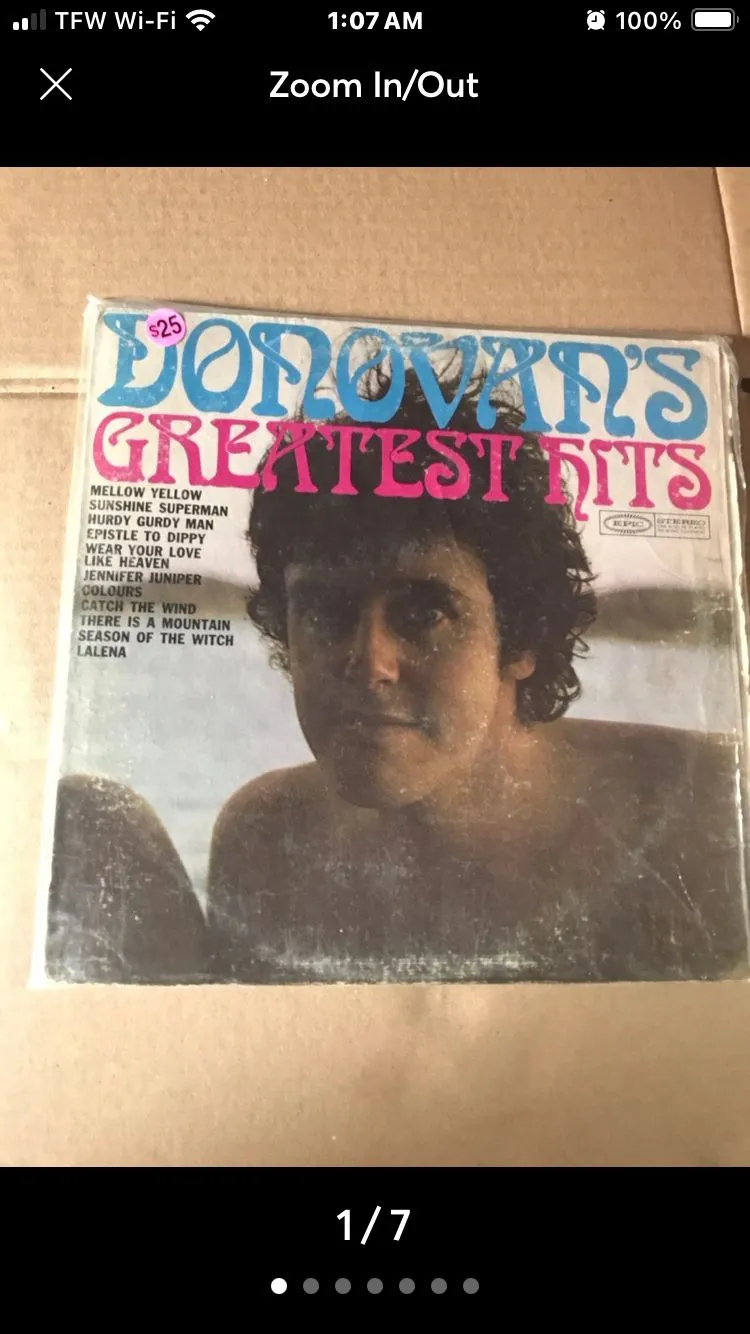 Product image for Donovan's Greatest Hits LP