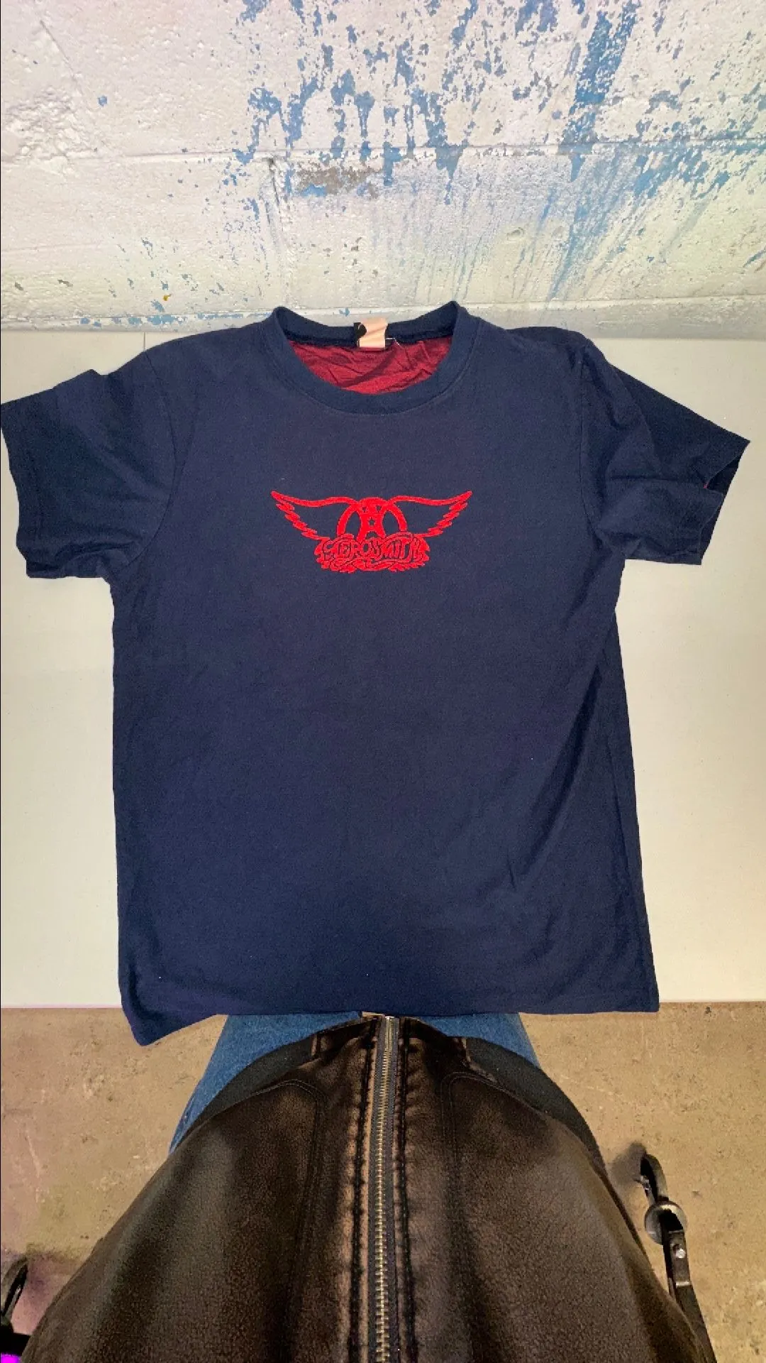 Product image for XL Aerosmith Reverse-able tee